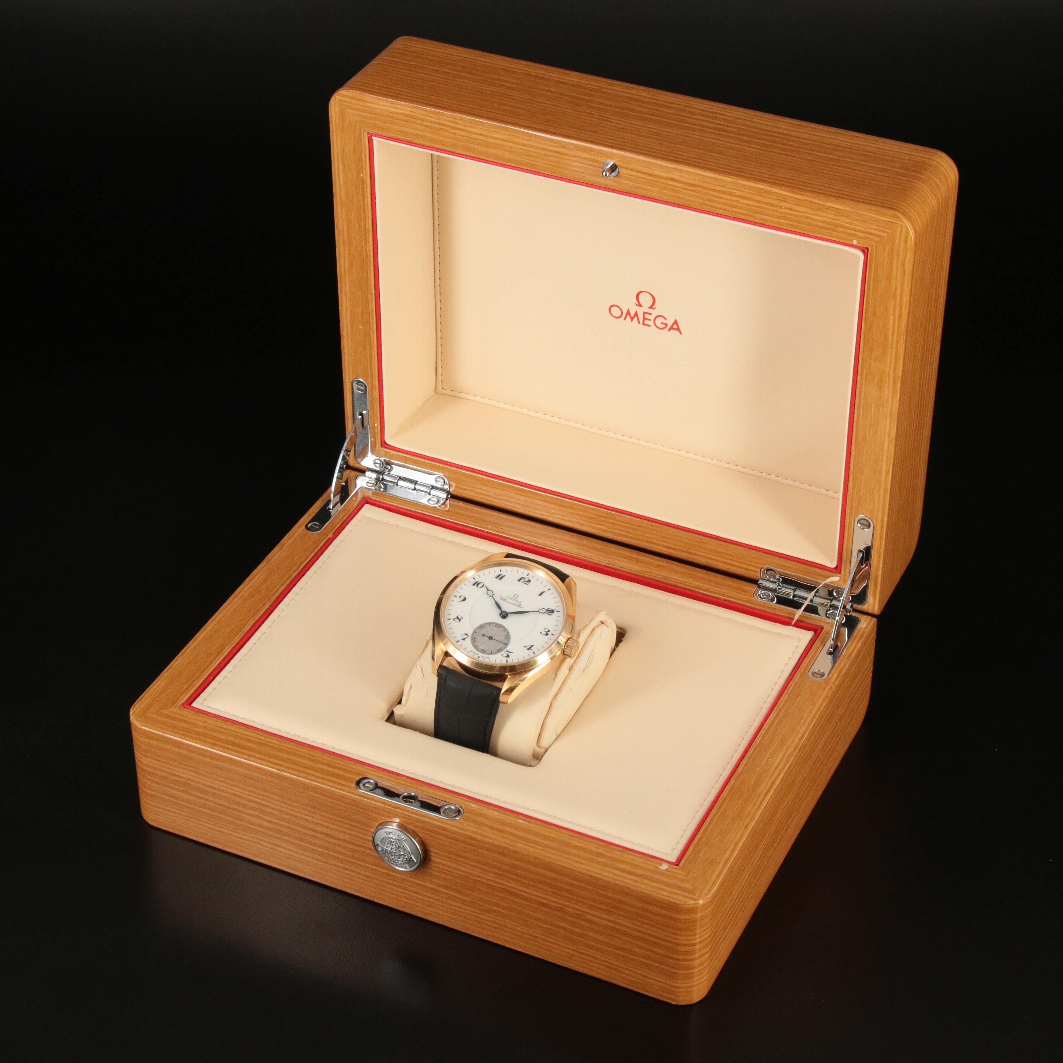 18K Omega Aqua Terra Seamaster Limited Edition Red Gold Chronometre Watch