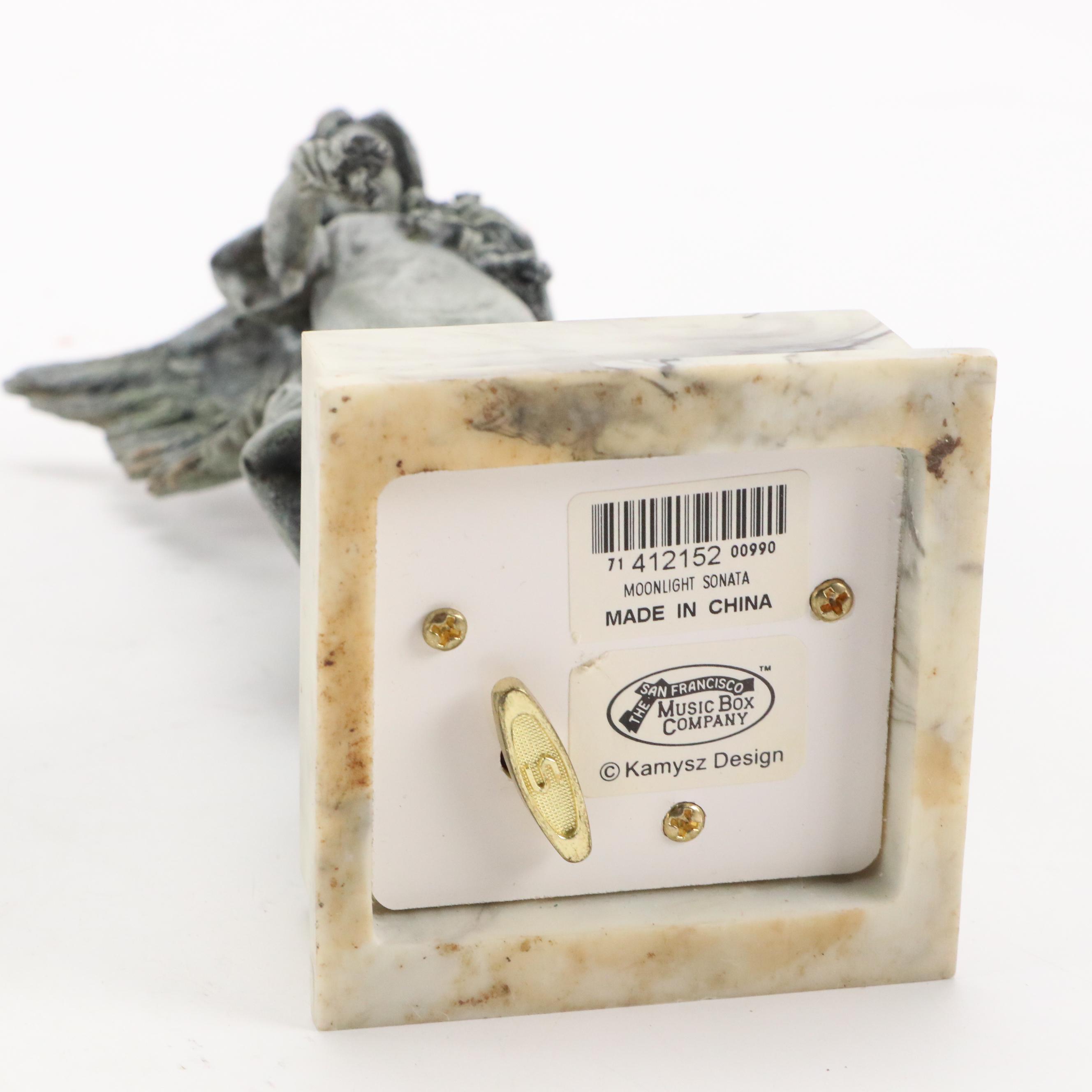 Roman Inc. Angel Resin Music Box with Other Music Boxes and More