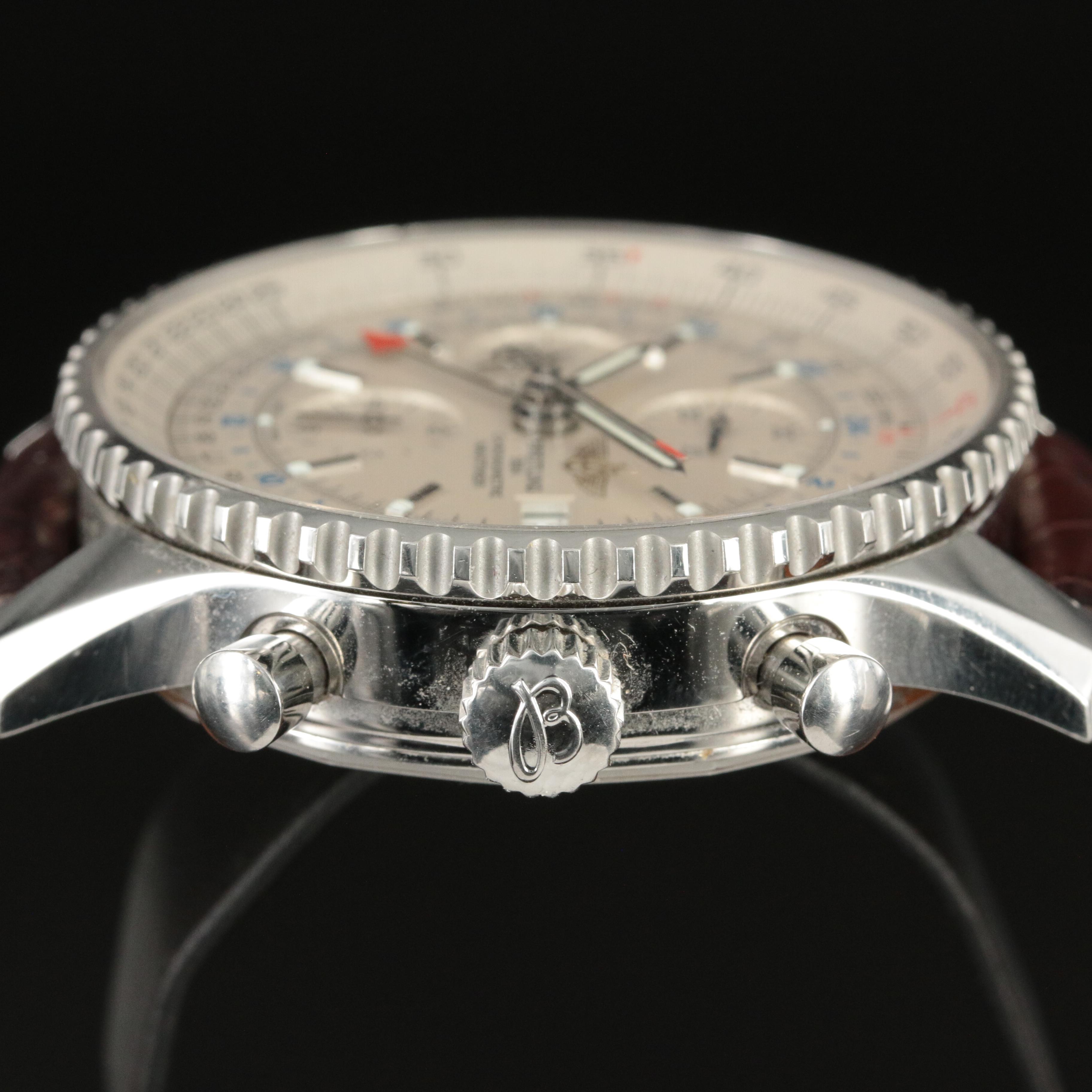 2015 Breitling Navitimer World GMT Chronograph Watch