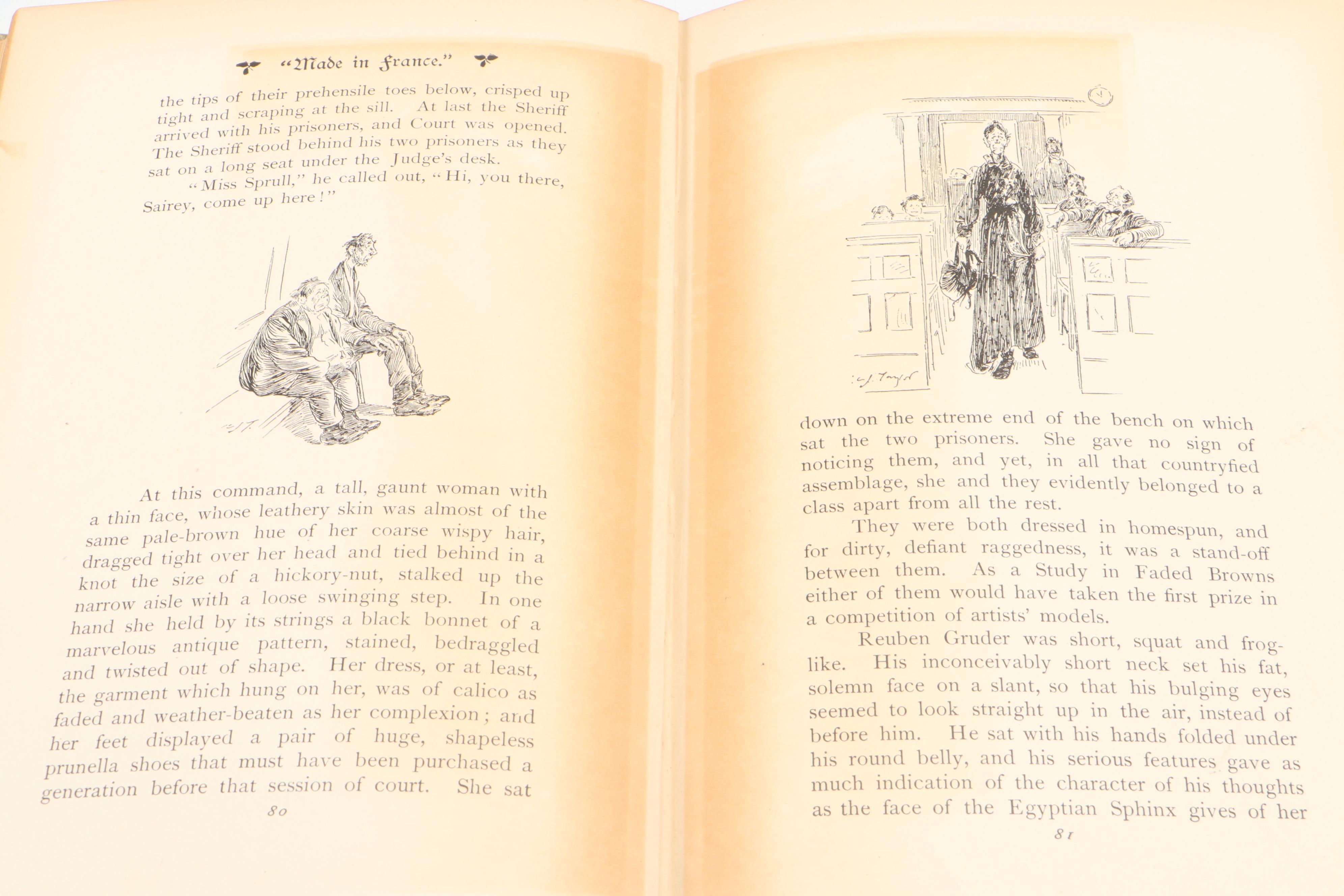 First Edition "Made in France" by H. C. Bunner and More Illustrated Books