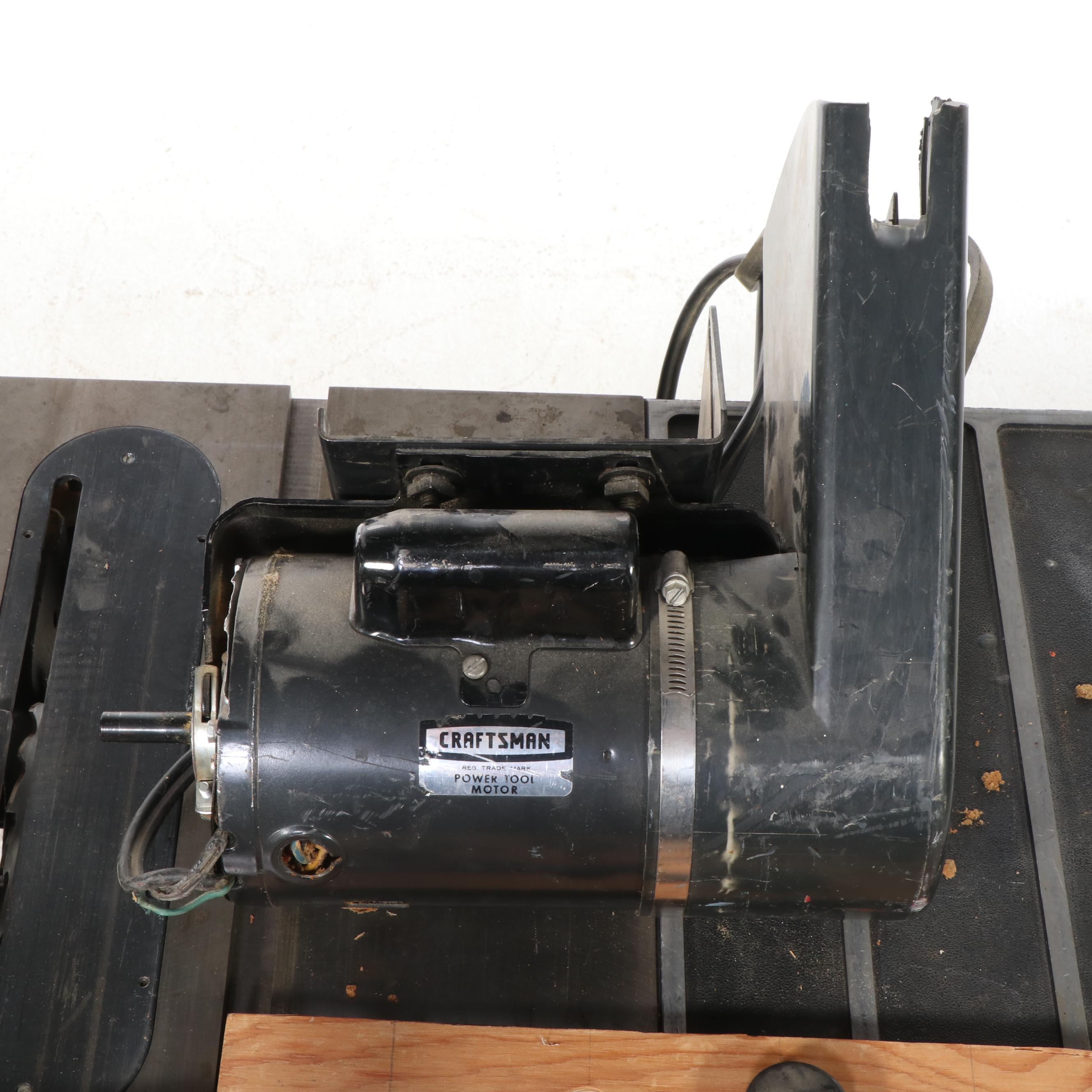 Sears Craftsman 10" Bench Saw With Bits