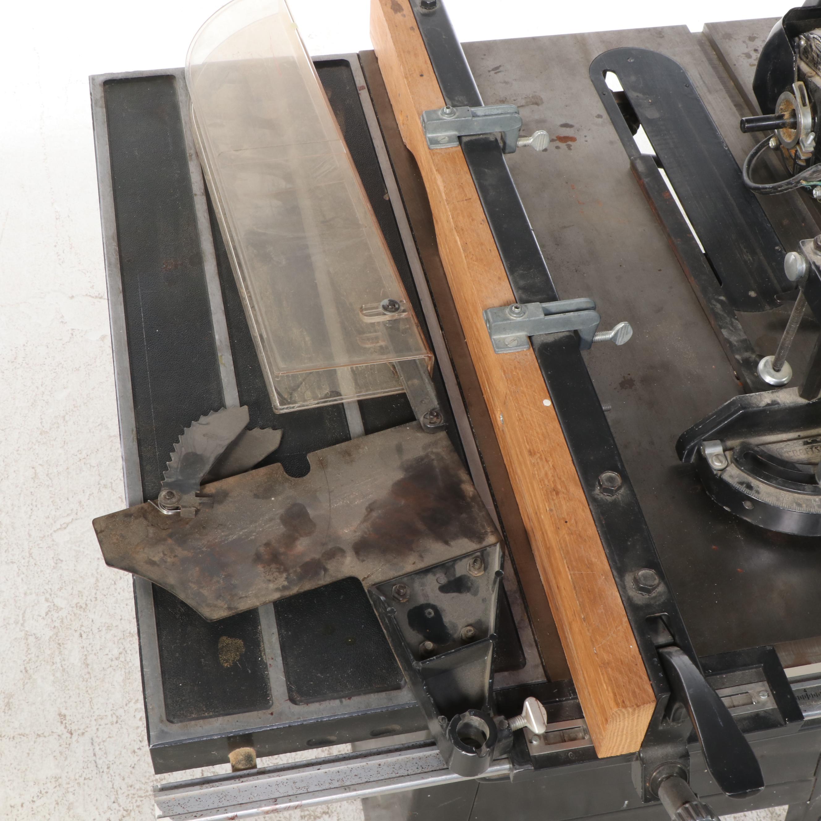 Sears Craftsman 10" Bench Saw With Bits