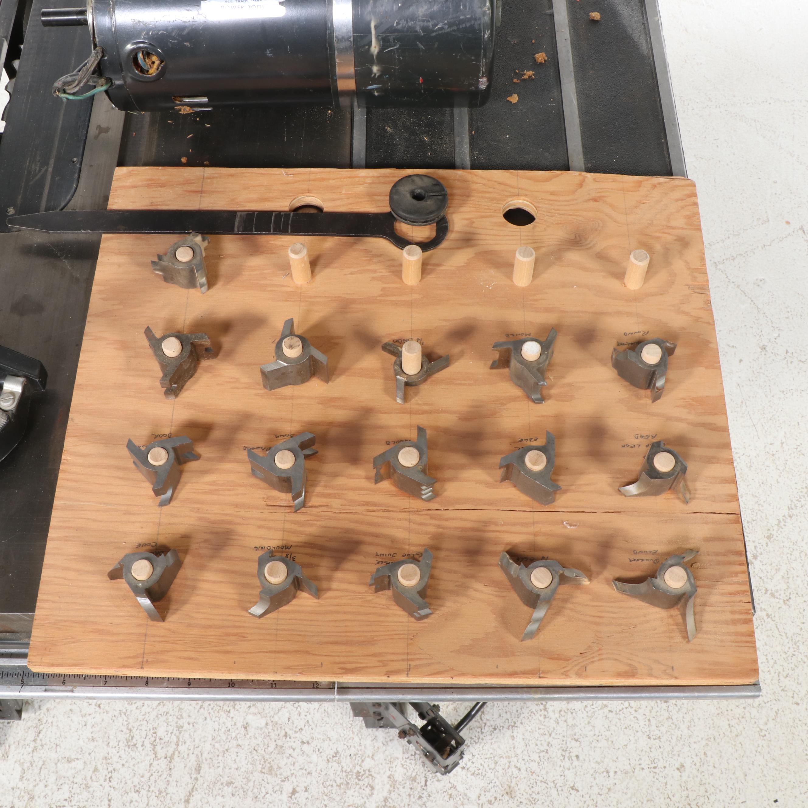 Sears Craftsman 10" Bench Saw With Bits