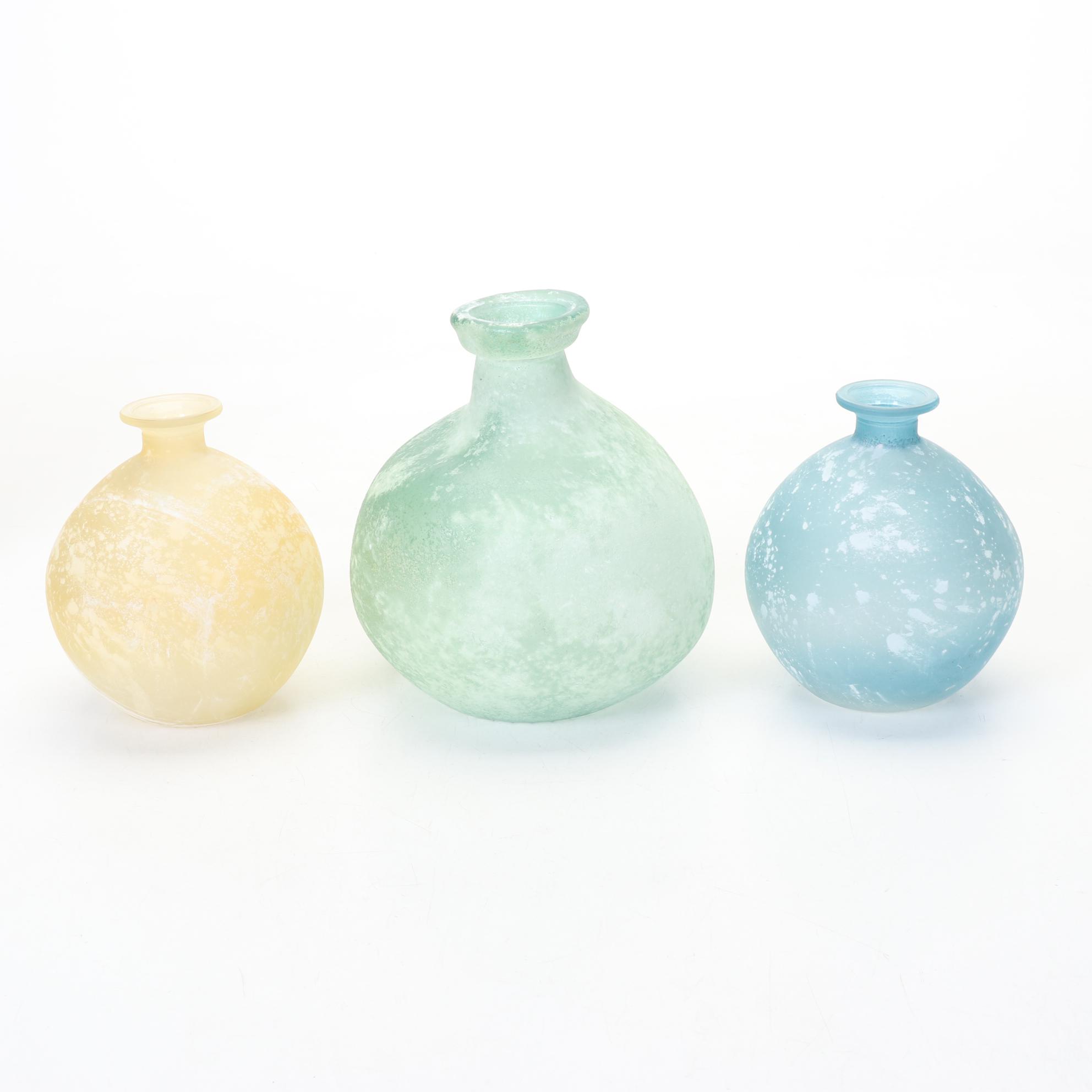 Spanish-Made Green Recycled Glass Bottle Featured In Frosted Glass Collection