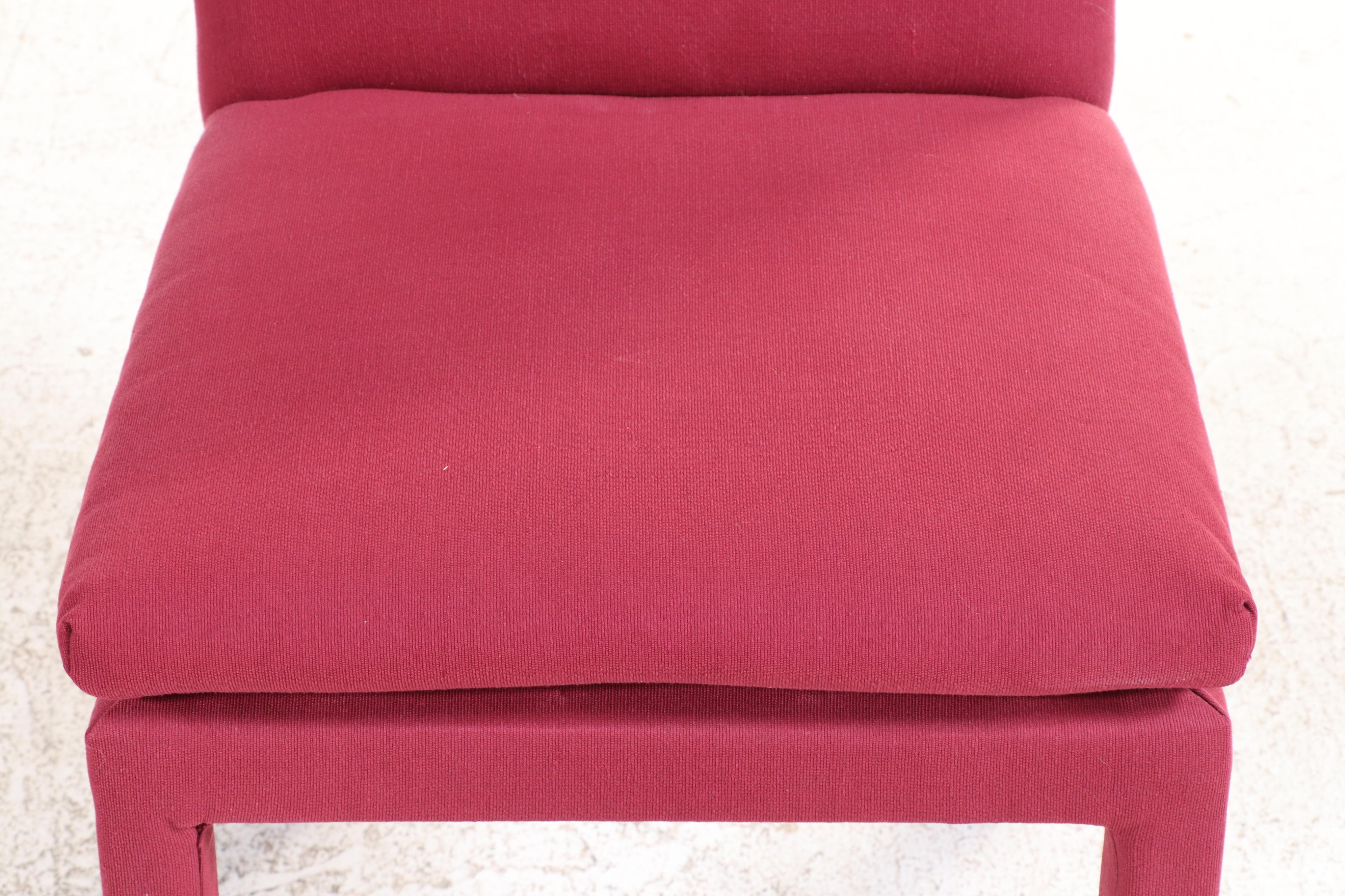 Burl Elm & Custom-Upholstered Dining Set, Incl. William Doezema for Mastercraft