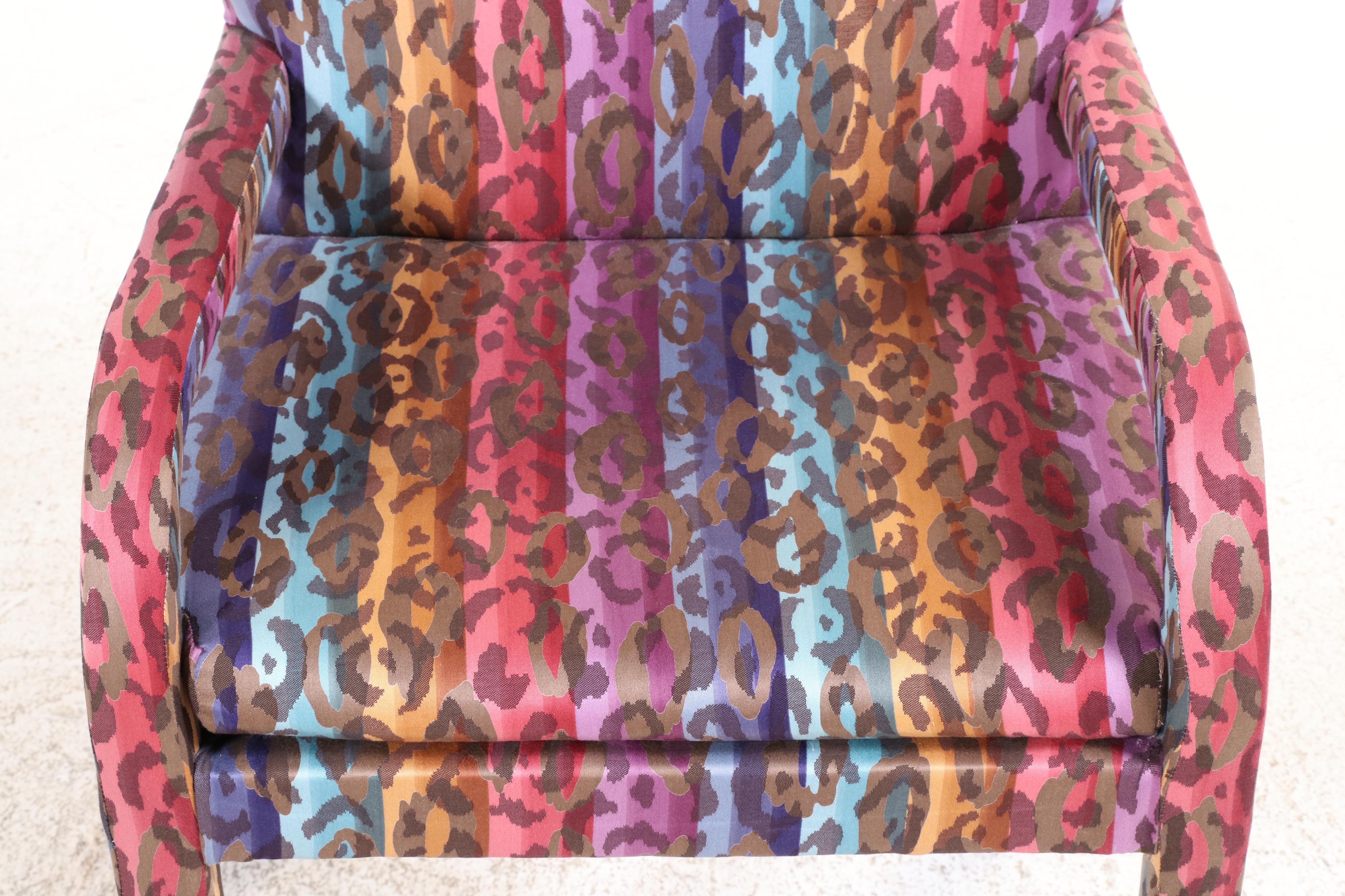 Burl Elm & Custom-Upholstered Dining Set, Incl. William Doezema for Mastercraft