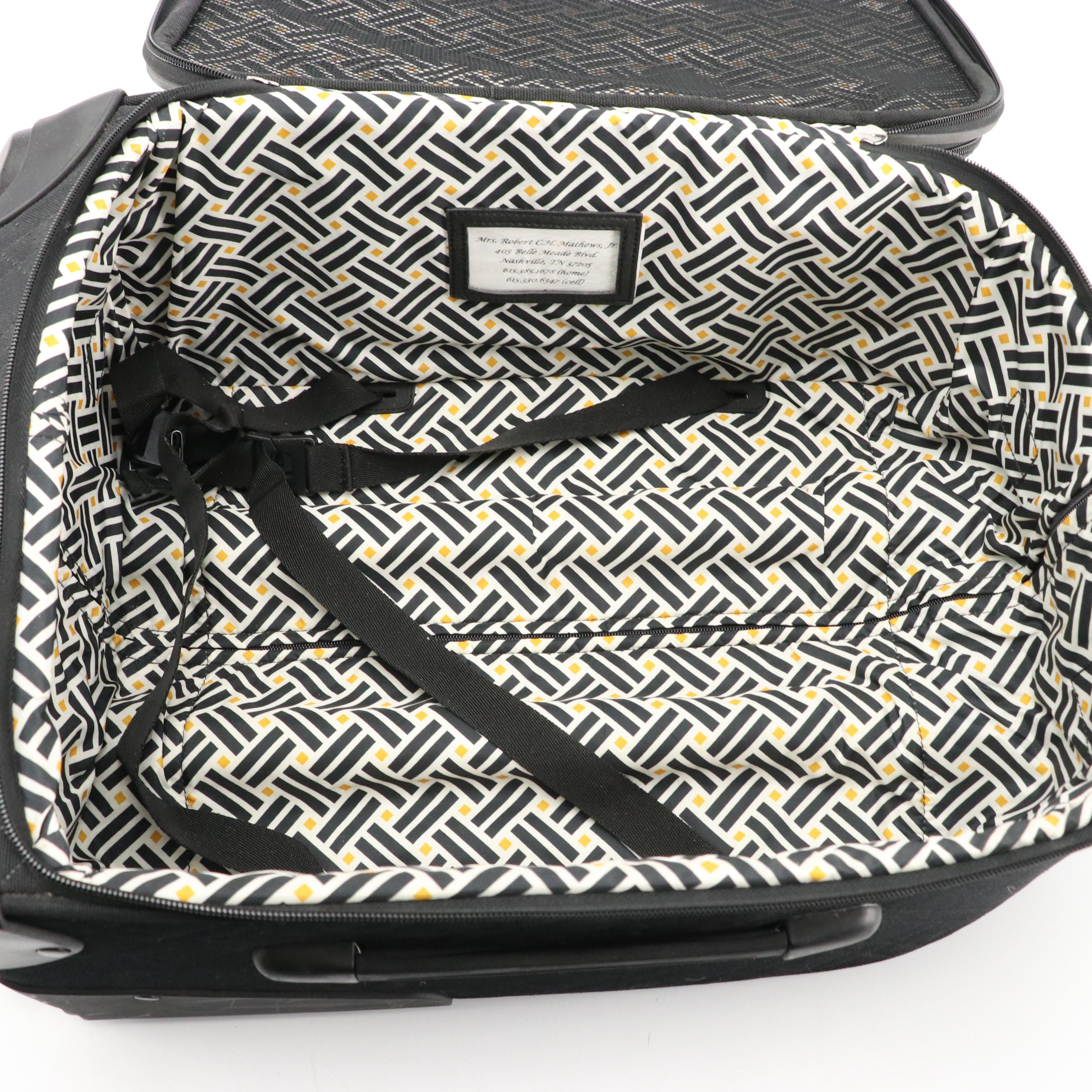 Sherpa Trading Co. Pet Carrier and Vera Bradley Small Quilted Rolling Luggage EBTH