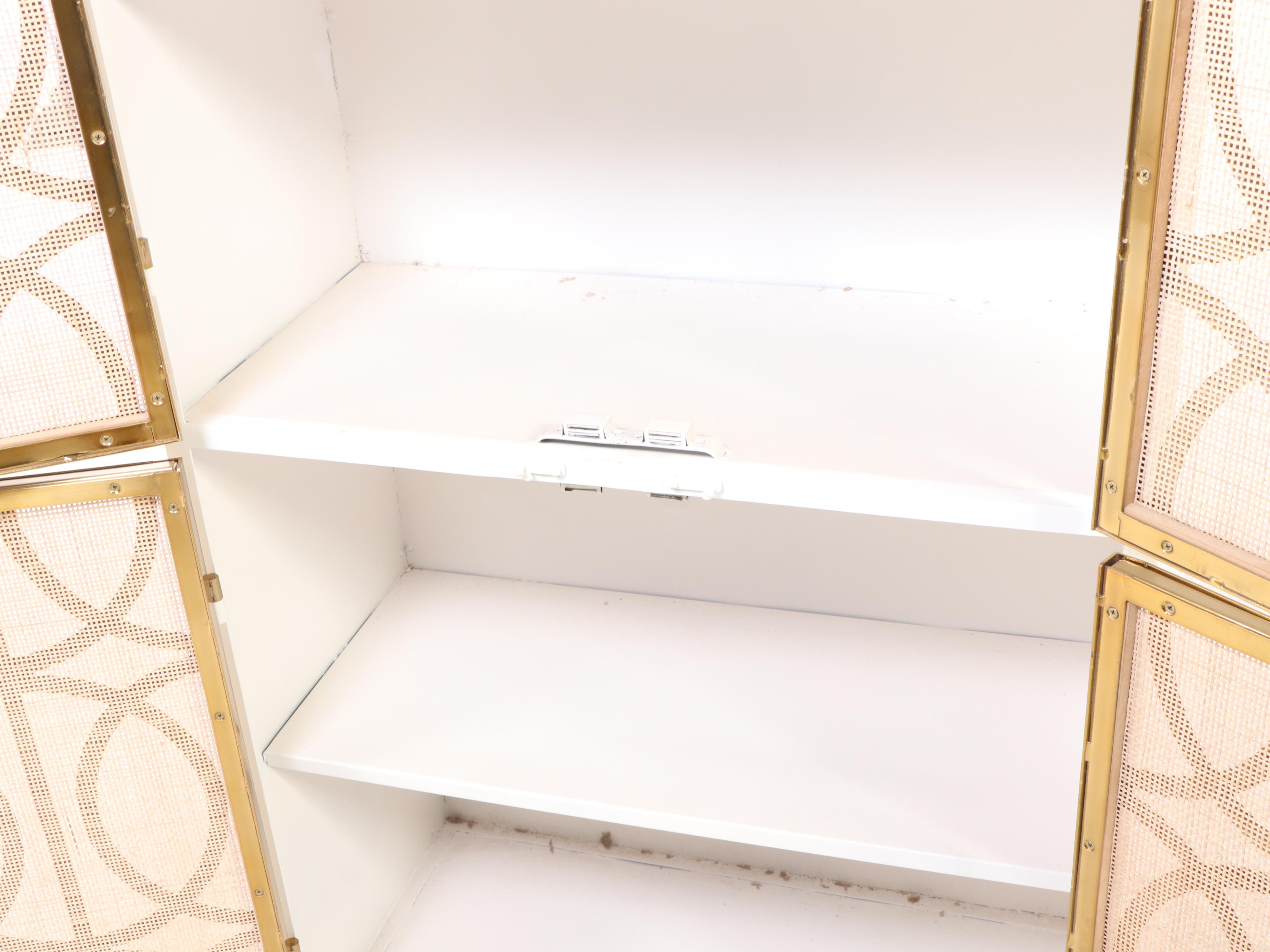 "Sofia Collection" Art Deco Metal Armoire