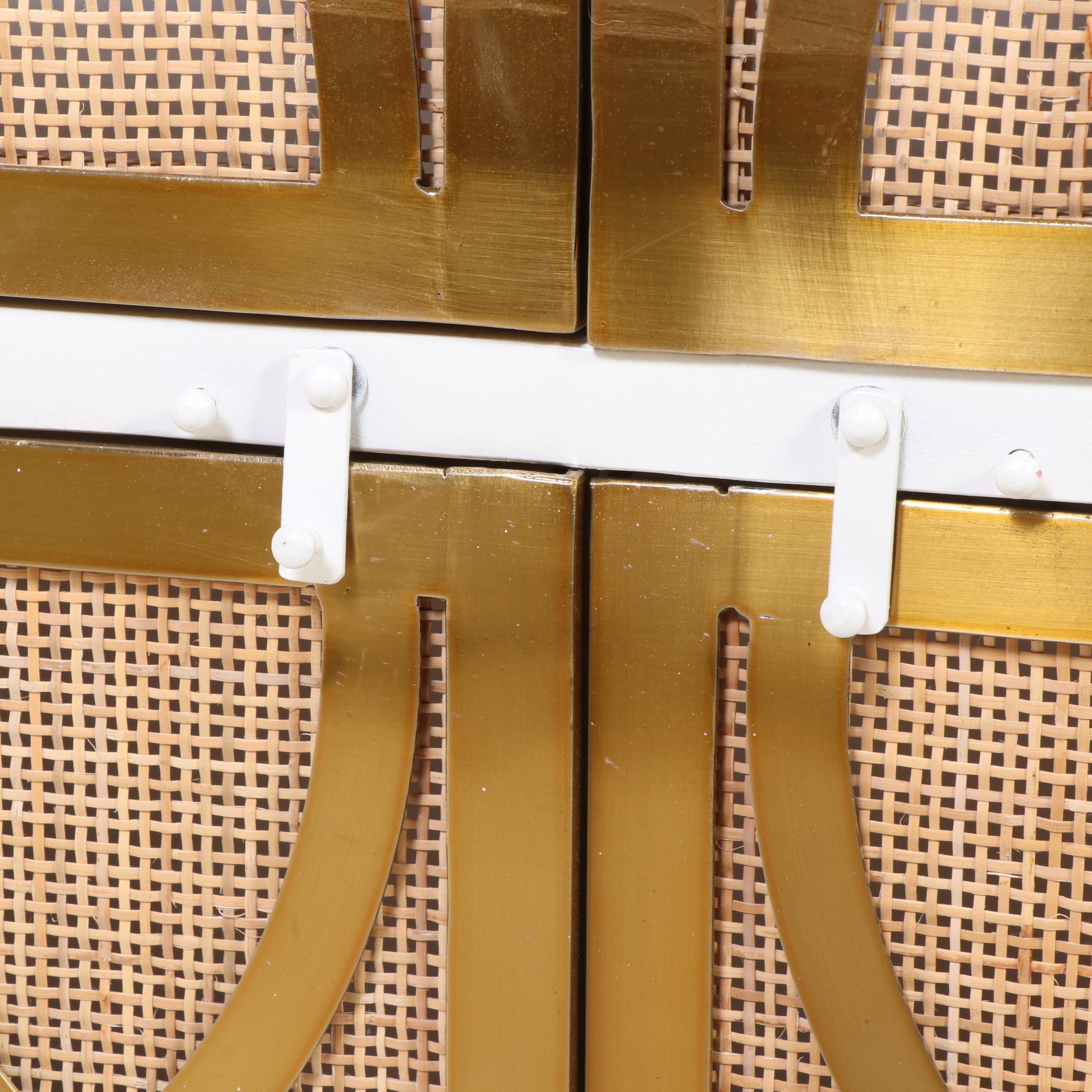 "Sofia Collection" Art Deco Metal Armoire