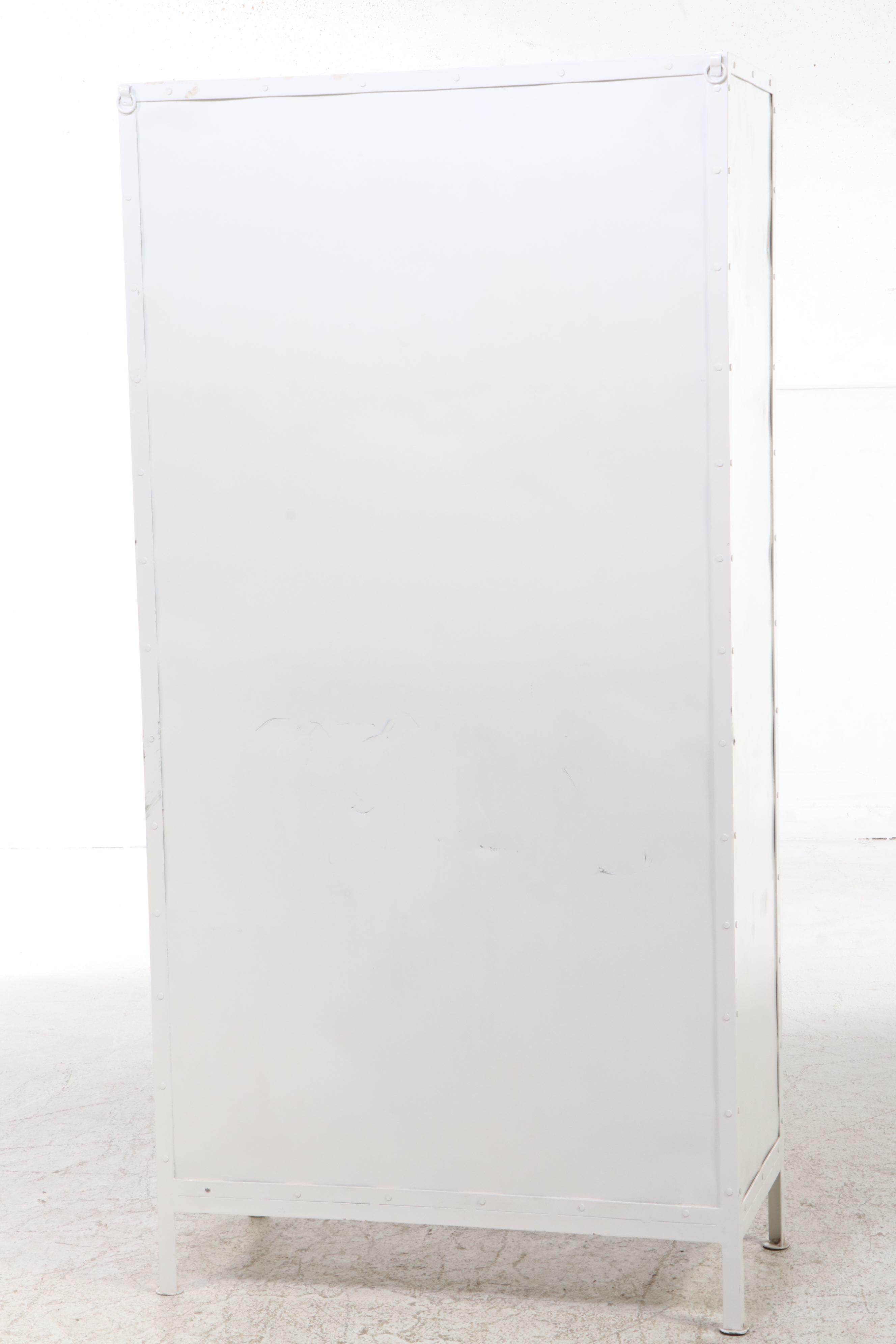 "Sofia Collection" Art Deco Metal Armoire