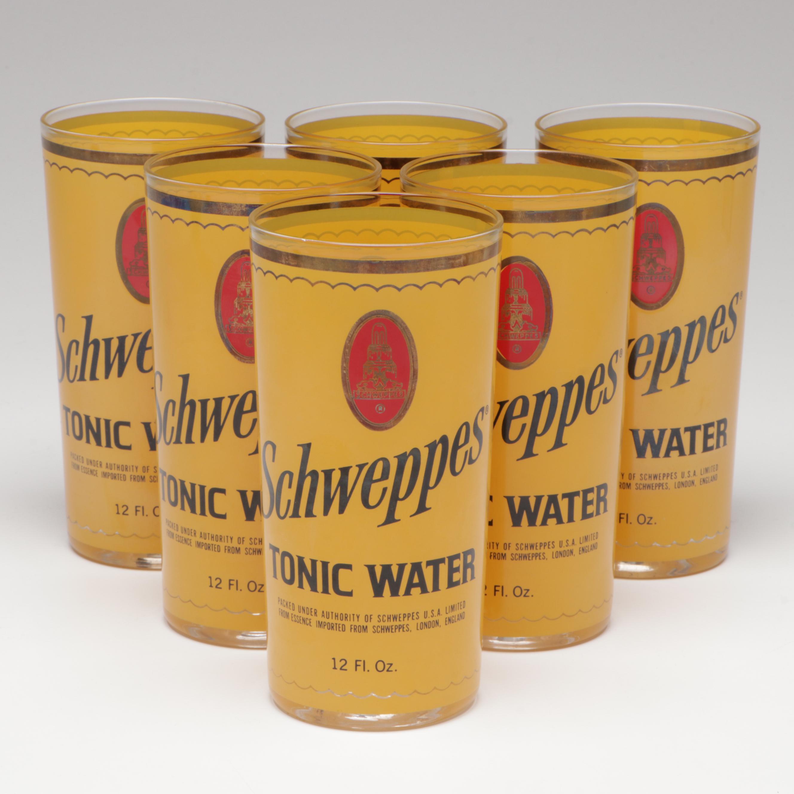 Schweppes Wood Cheese Board and Glass Highball Glasses with More