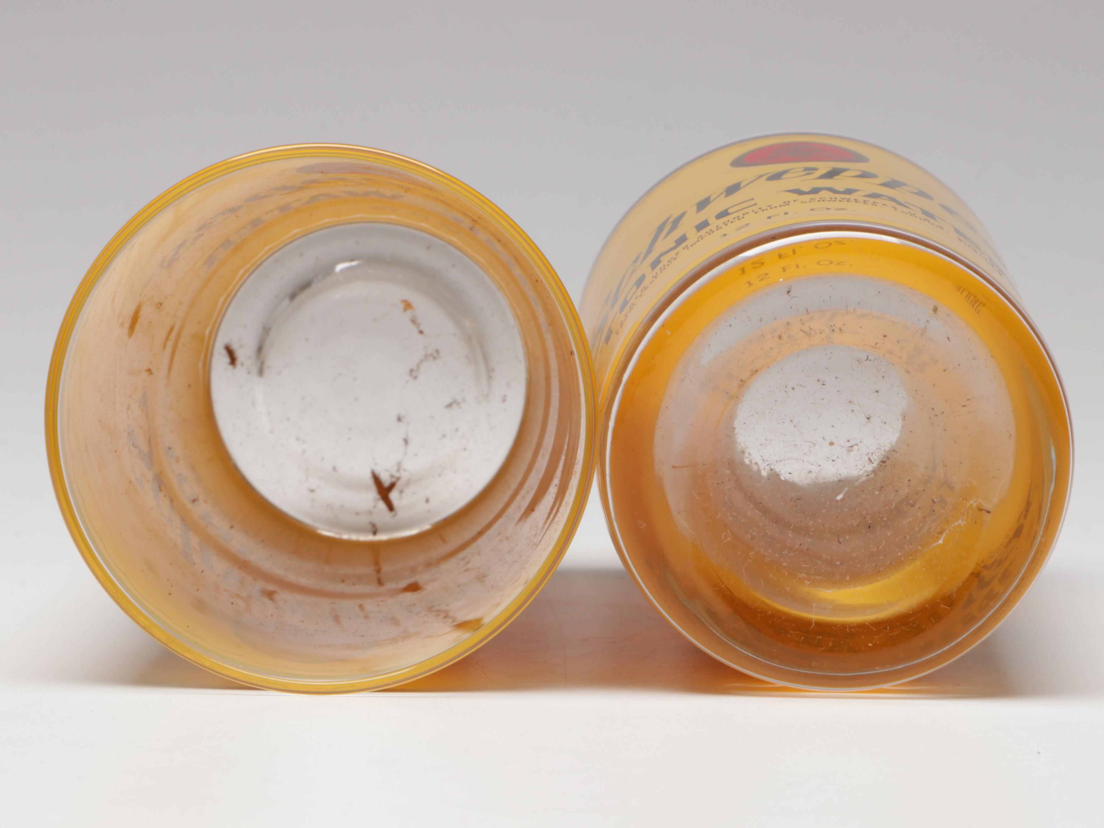 Schweppes Wood Cheese Board and Glass Highball Glasses with More