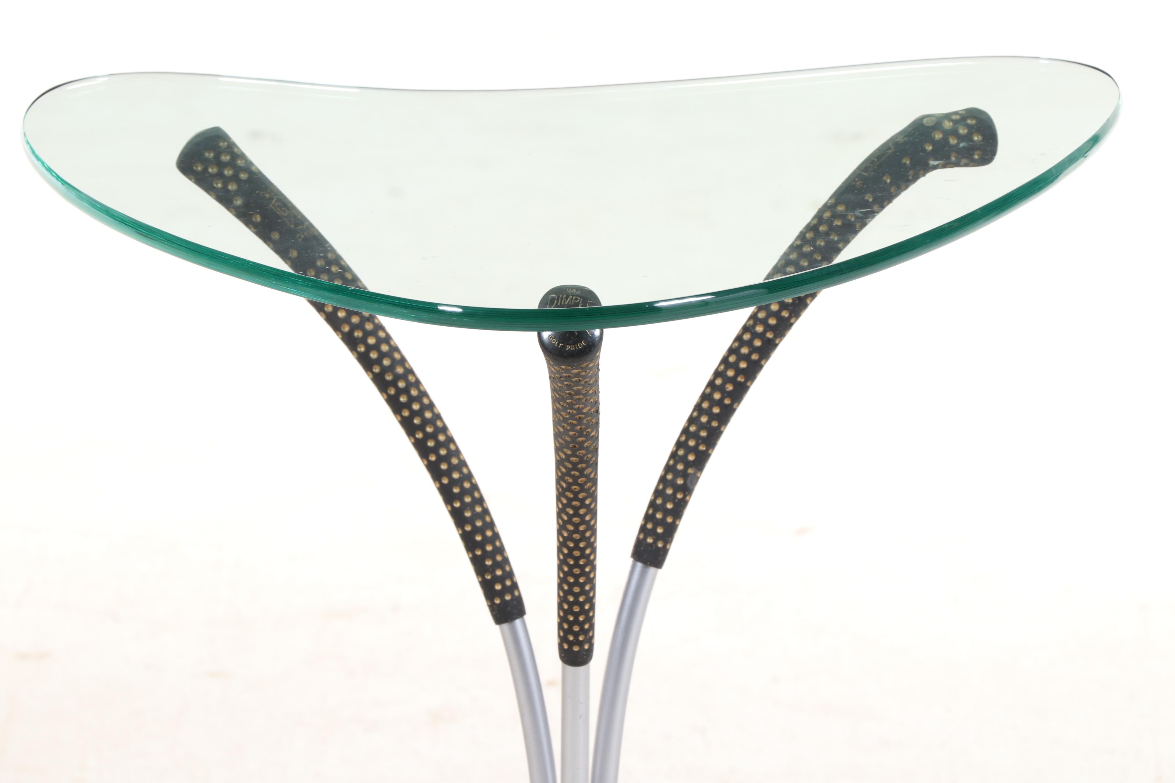 Clubhouse Design of Los Angeles Re-Purposed Golf Club Armchair and Side Table