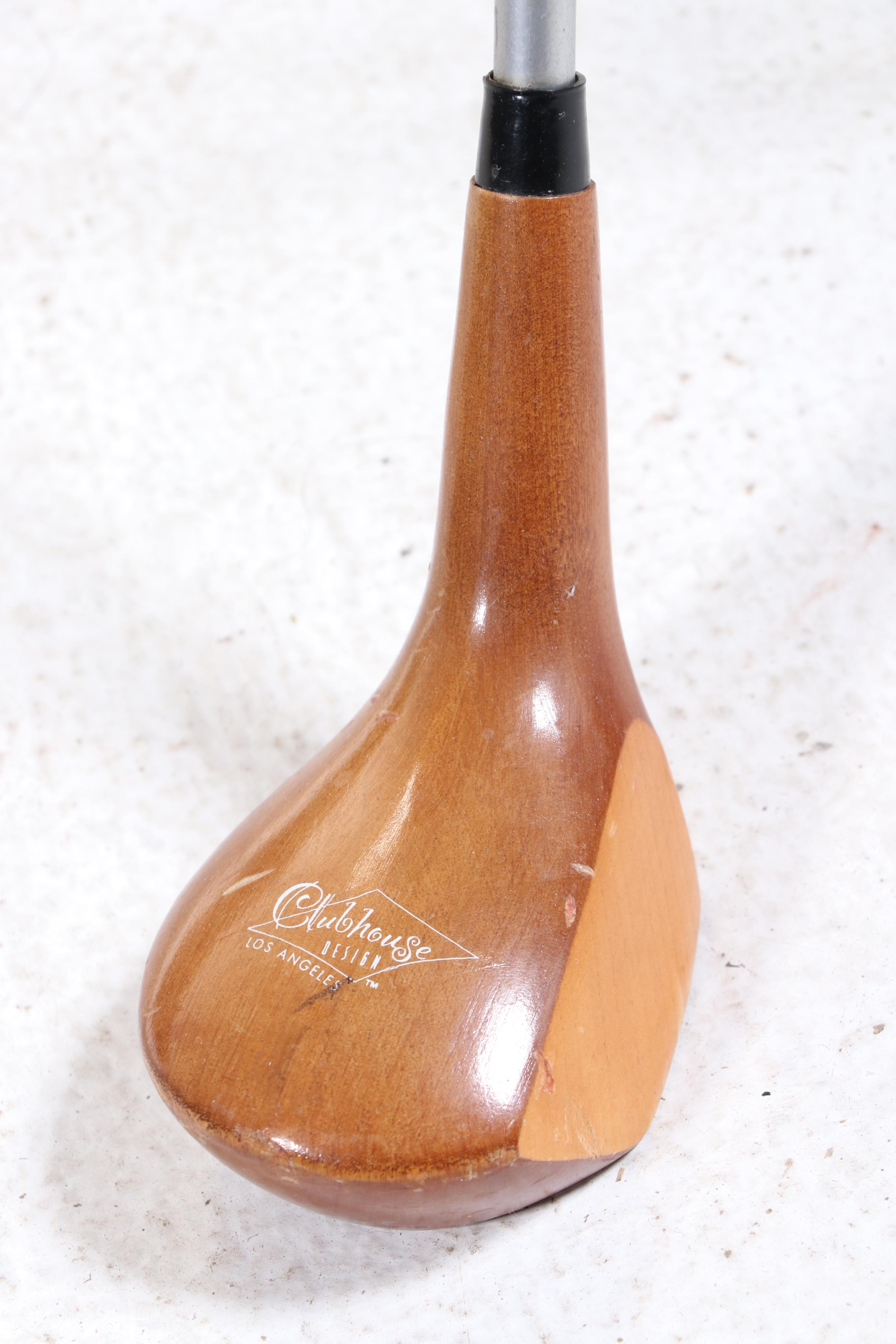 Clubhouse Design of Los Angeles Re-Purposed Golf Club Armchair and Side Table