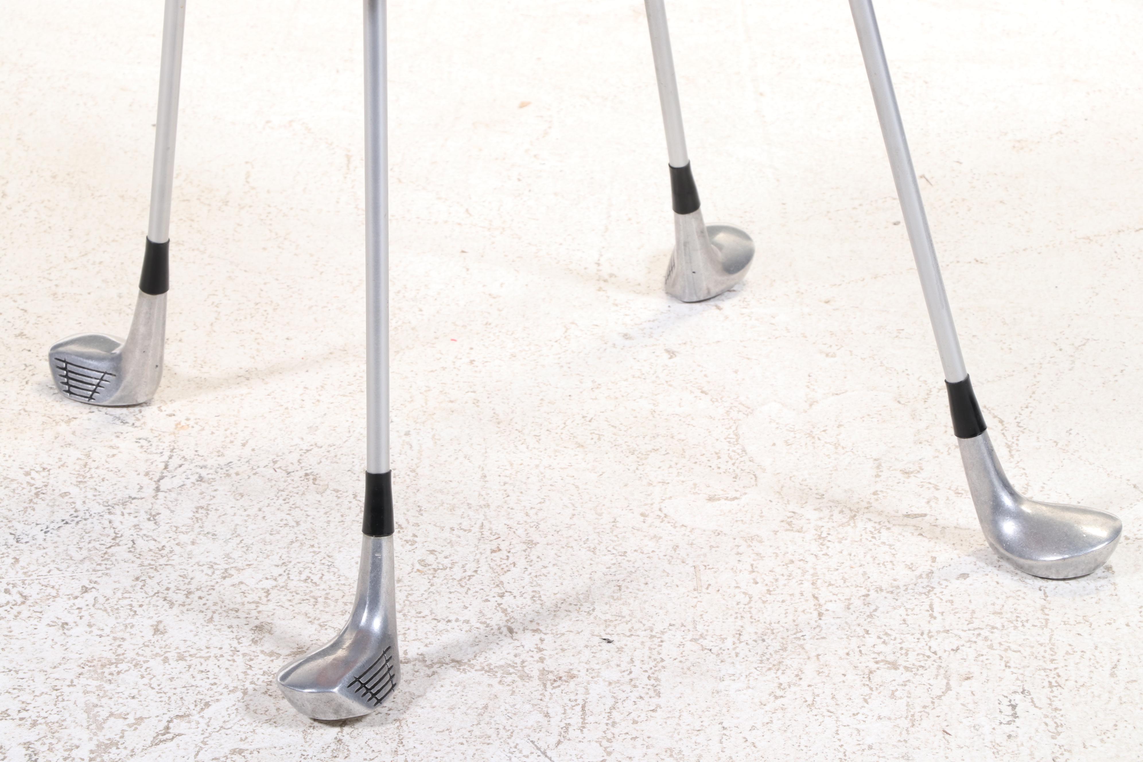 Clubhouse Design of Los Angeles Re-Purposed Golf Club Armchair and Side Table