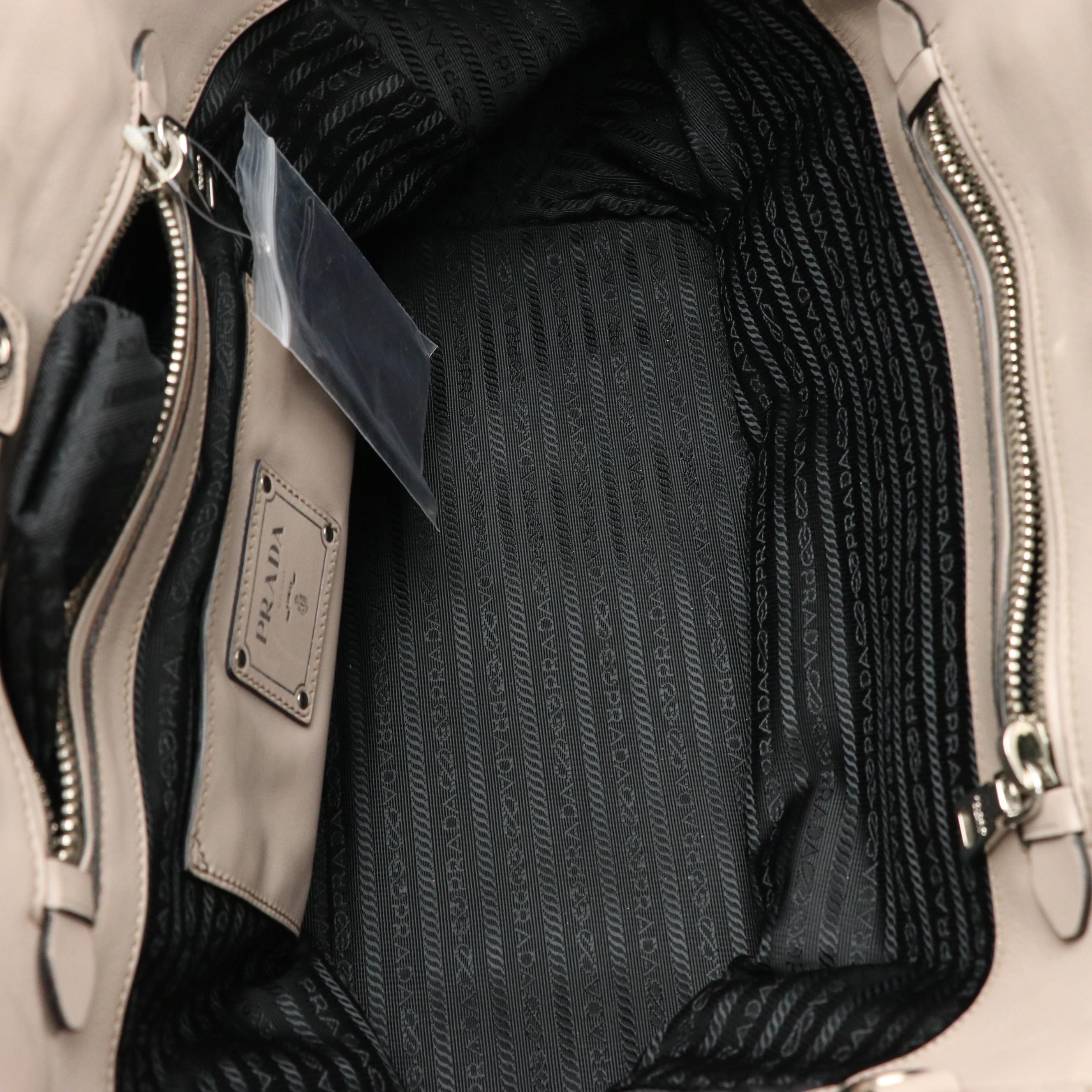 Prada Soft Calf Leather Tote Bag