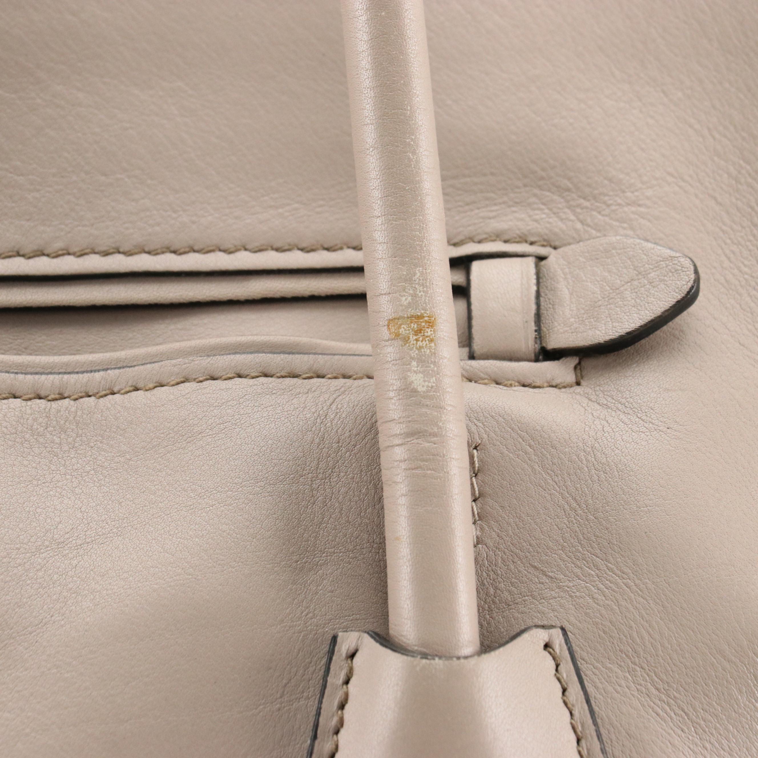 Prada Soft Calf Leather Tote Bag