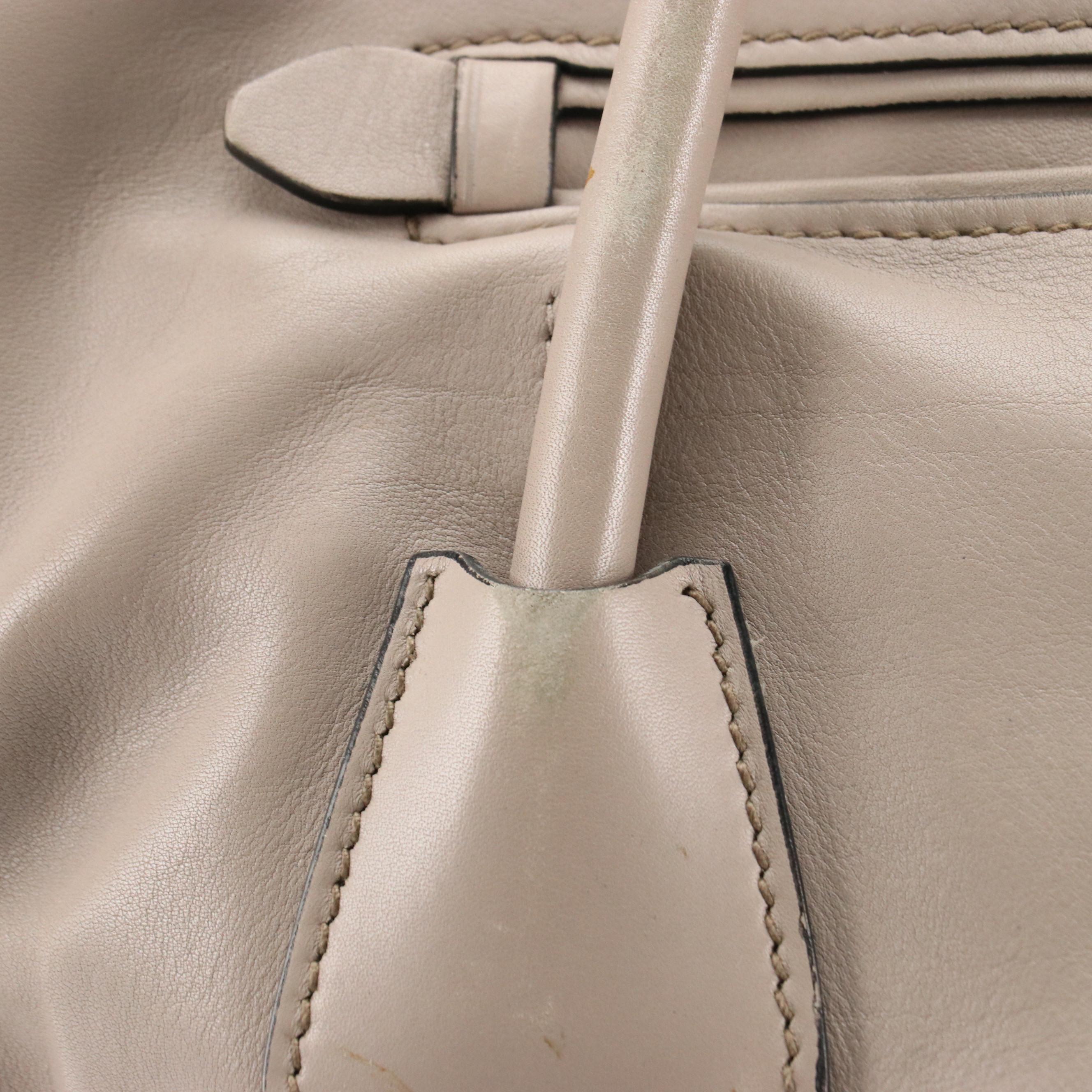 Prada Soft Calf Leather Tote Bag