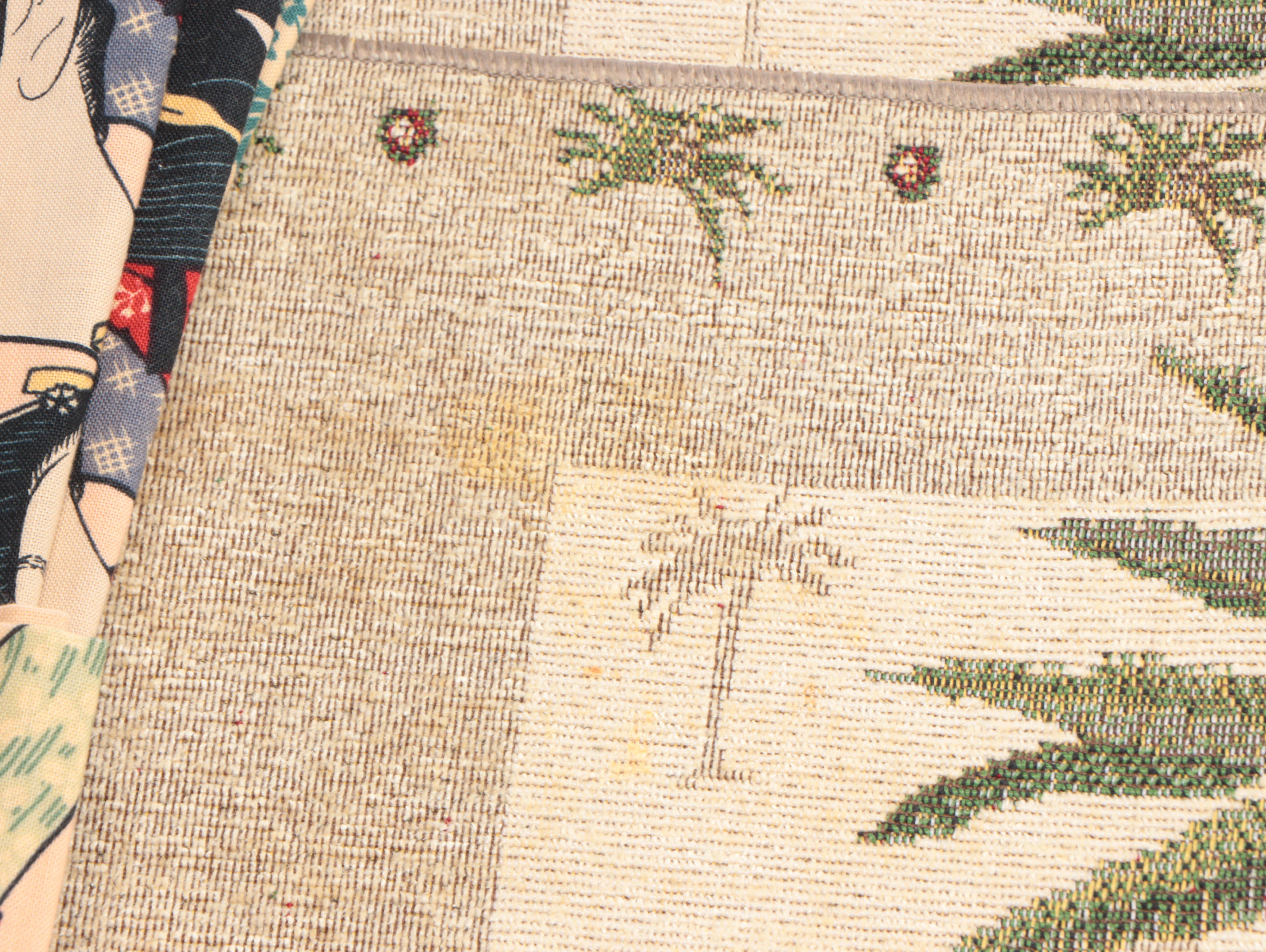 Japanese Motif Printed Fabric Placemats and Napkins with More EBTH