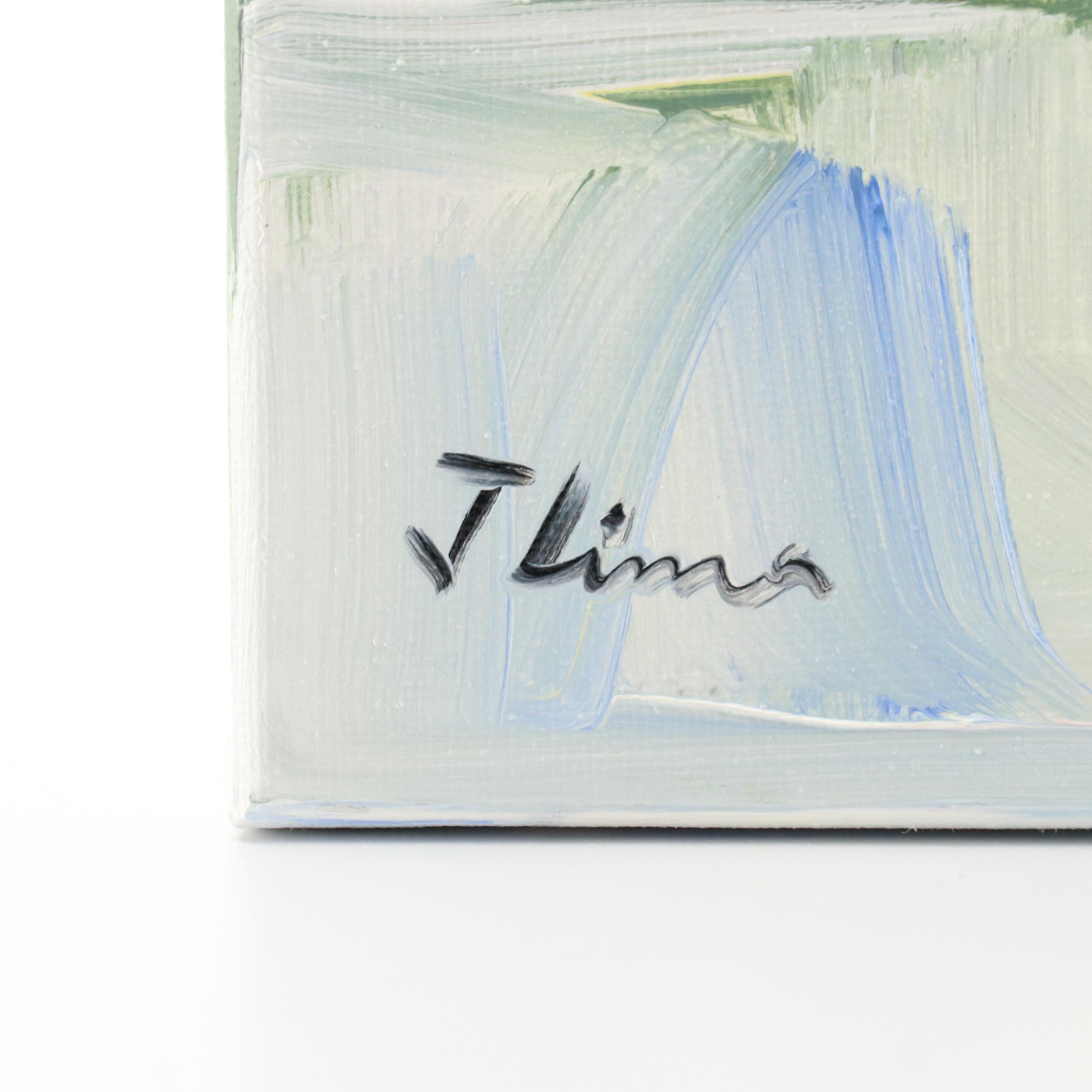 José M. Lima Floral Still Life Oil Painting, 2023