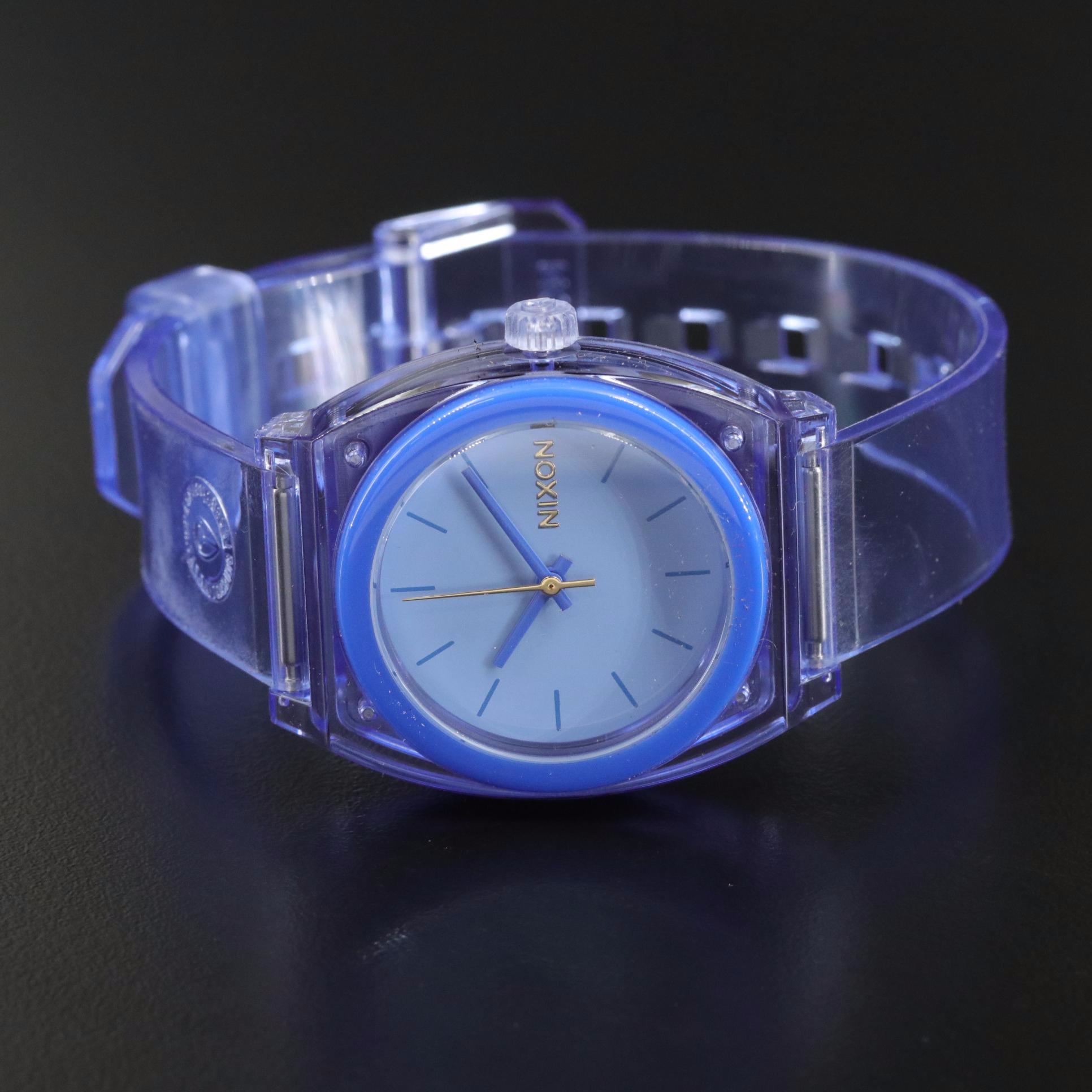 Nixon Medium Time Teller P Quartz Watch with Blue Dial EBTH