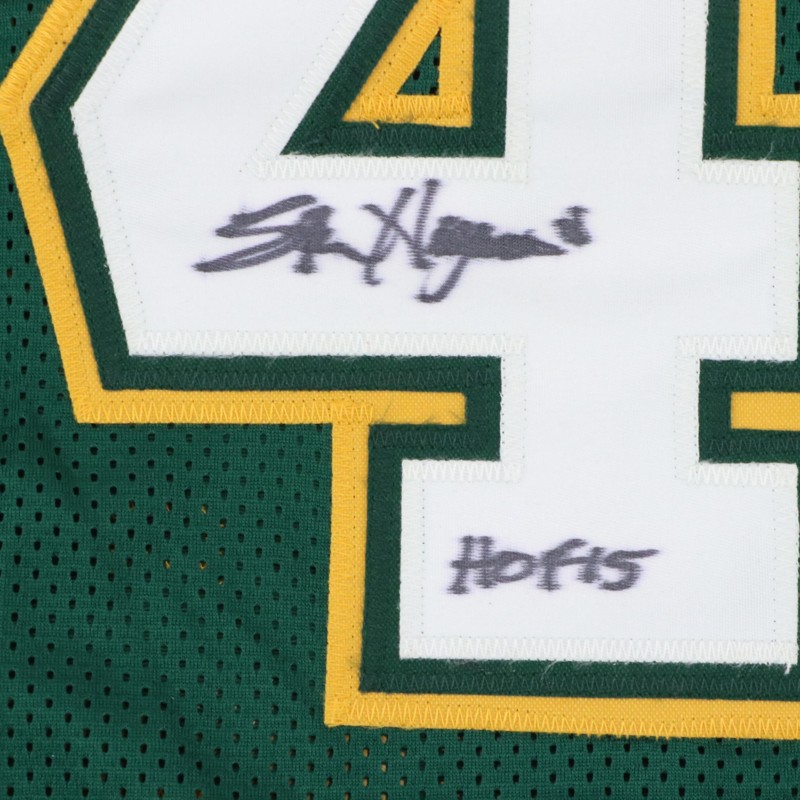 Spencer Haywood Signed Seattle SuperSonics Basketball Jersey