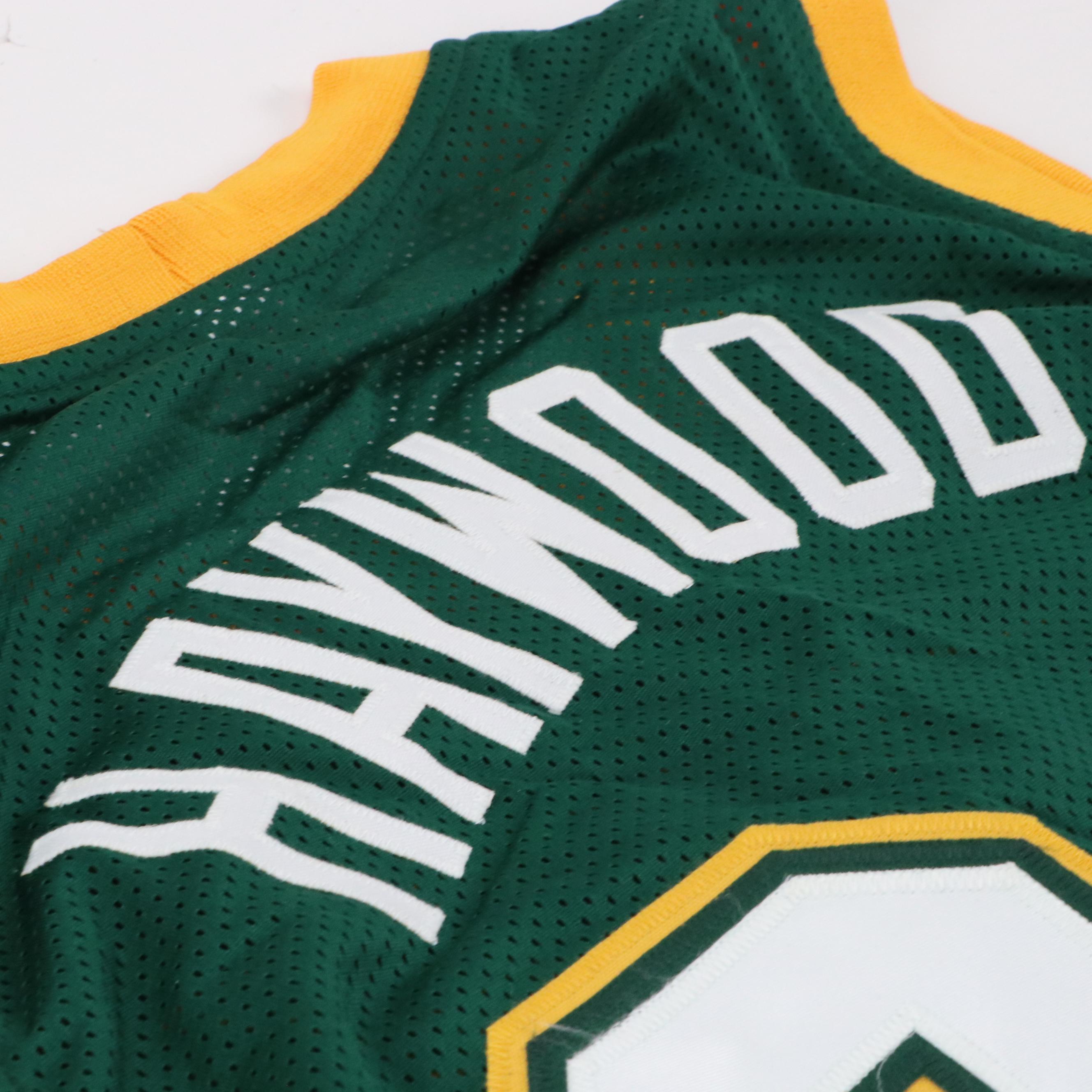 Spencer Haywood Signed Seattle SuperSonics Basketball Jersey