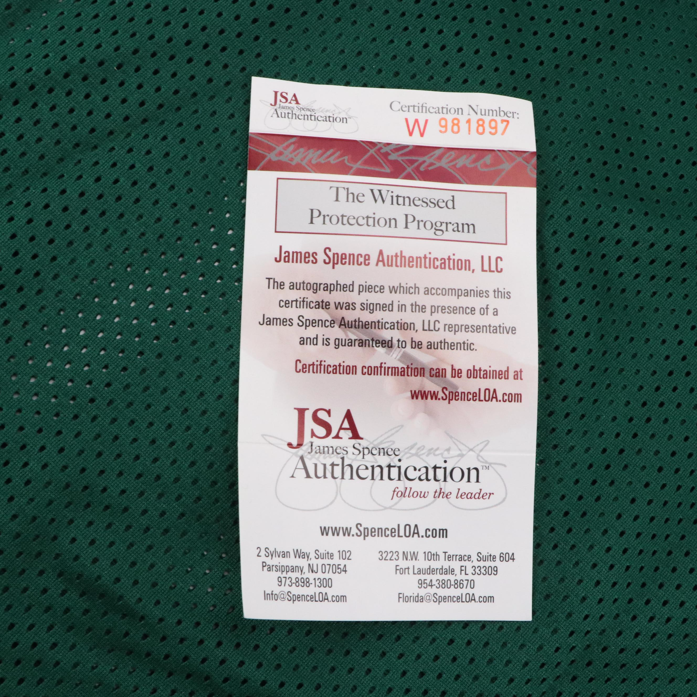 Spencer Haywood Signed Seattle SuperSonics Basketball Jersey