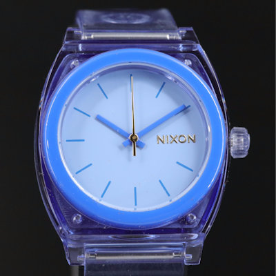 Nixon Medium Time Teller P Quartz Watch with Blue Dial