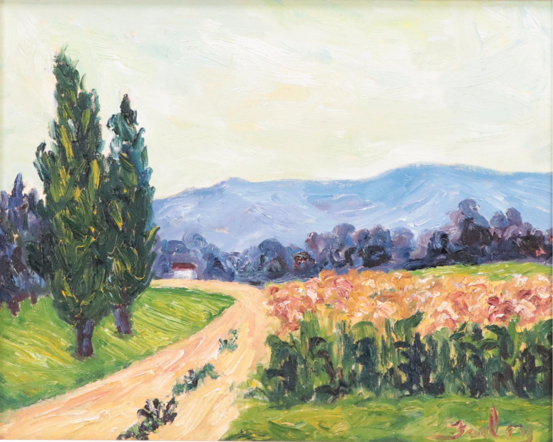 Impressionistic Landscape Acrylic Painting