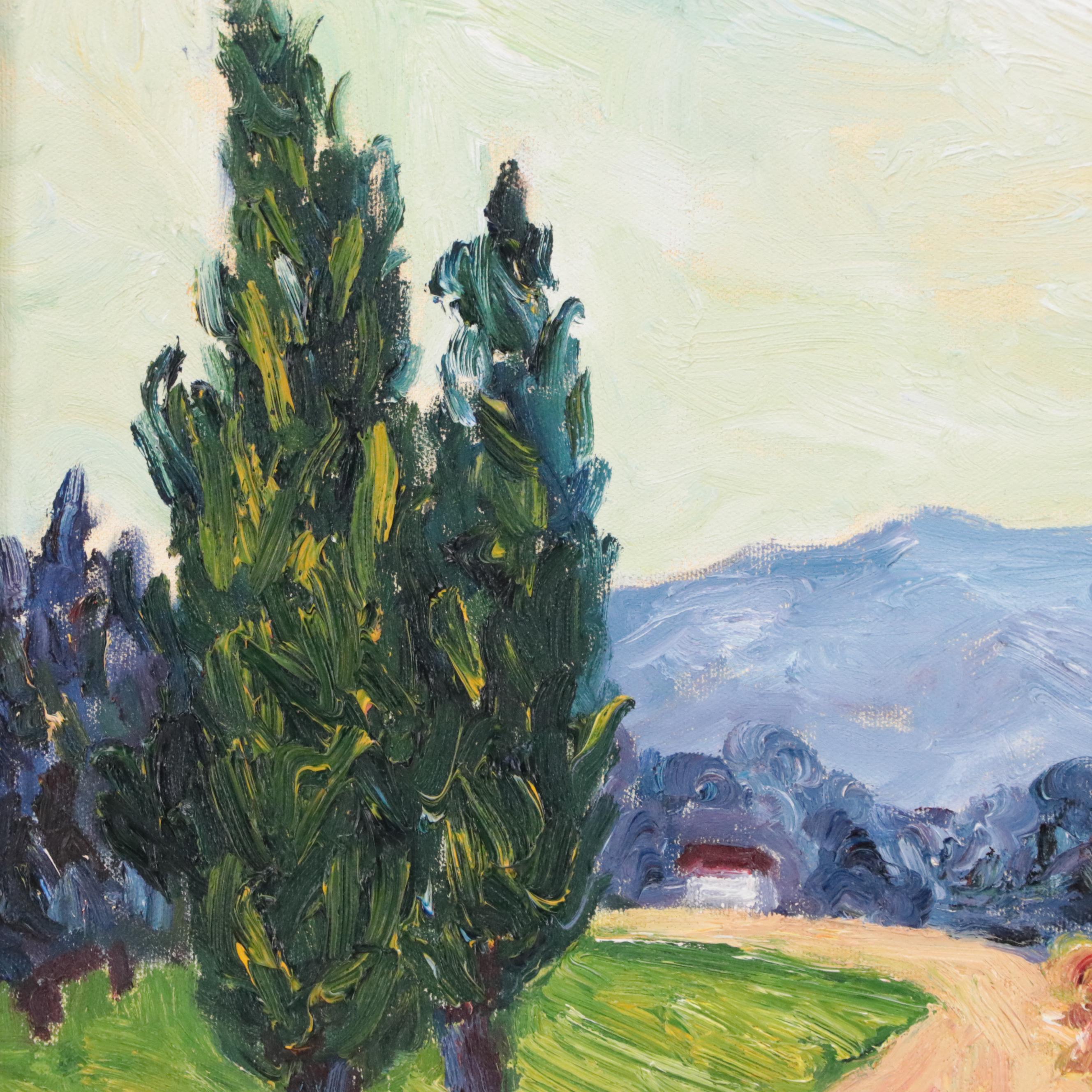 Impressionistic Landscape Acrylic Painting