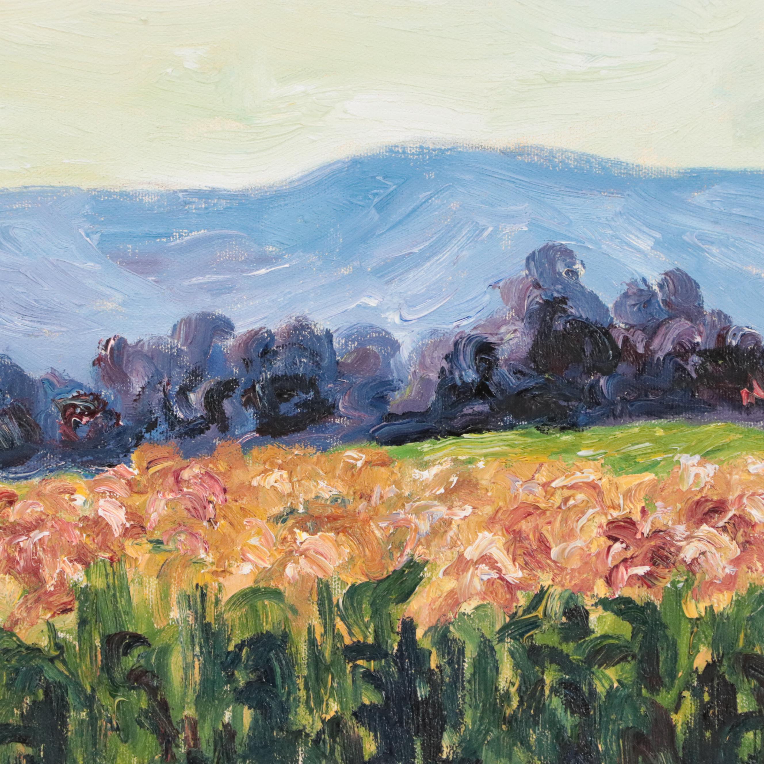 Impressionistic Landscape Acrylic Painting