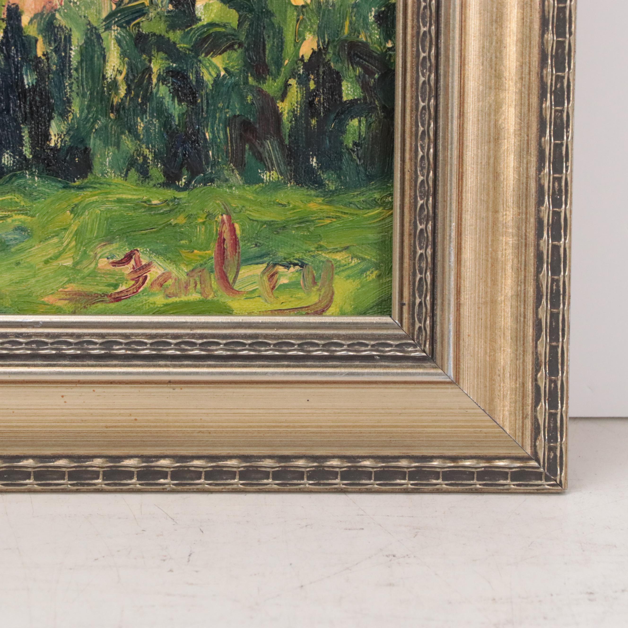 Impressionistic Landscape Acrylic Painting