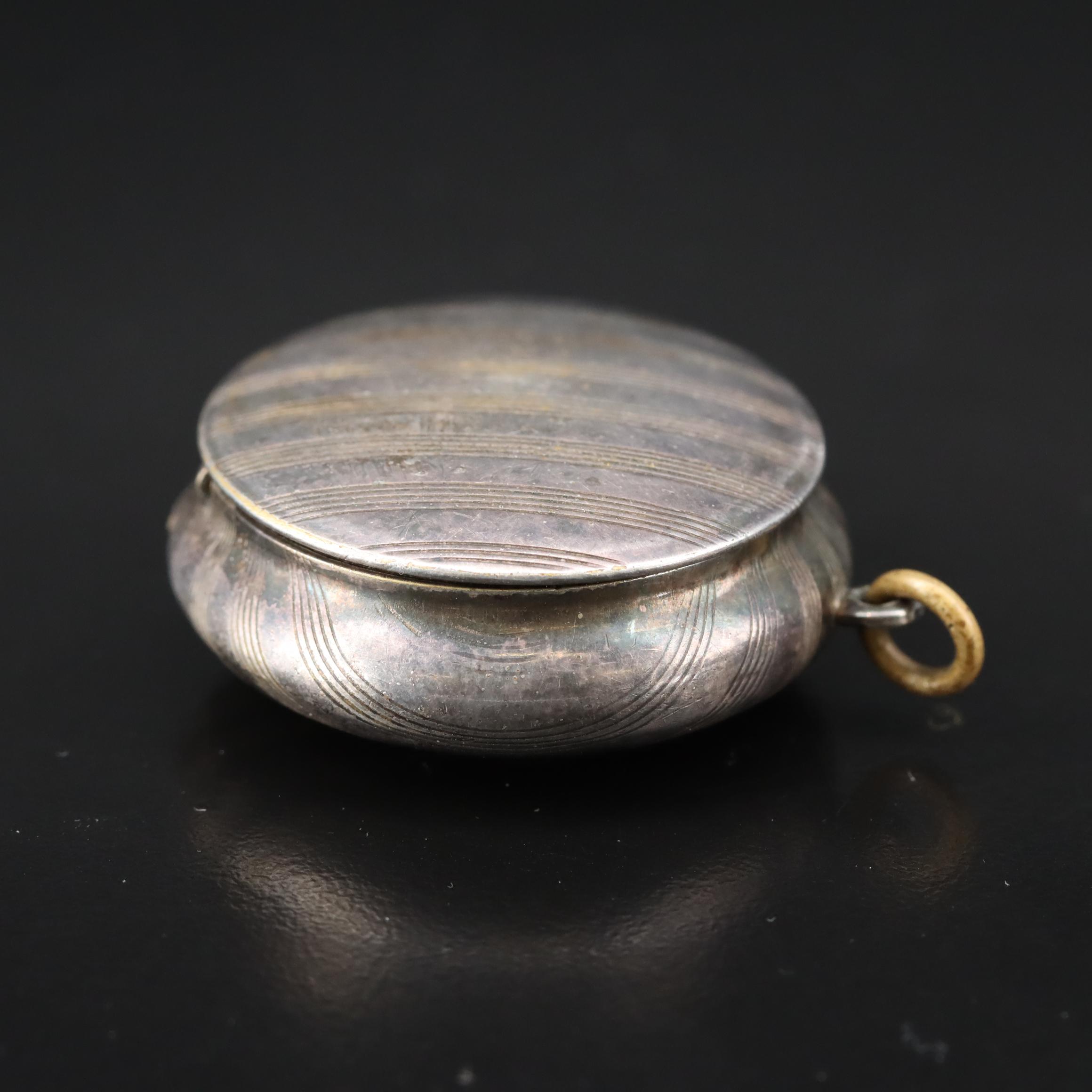 Vintage Pill Box Pendant