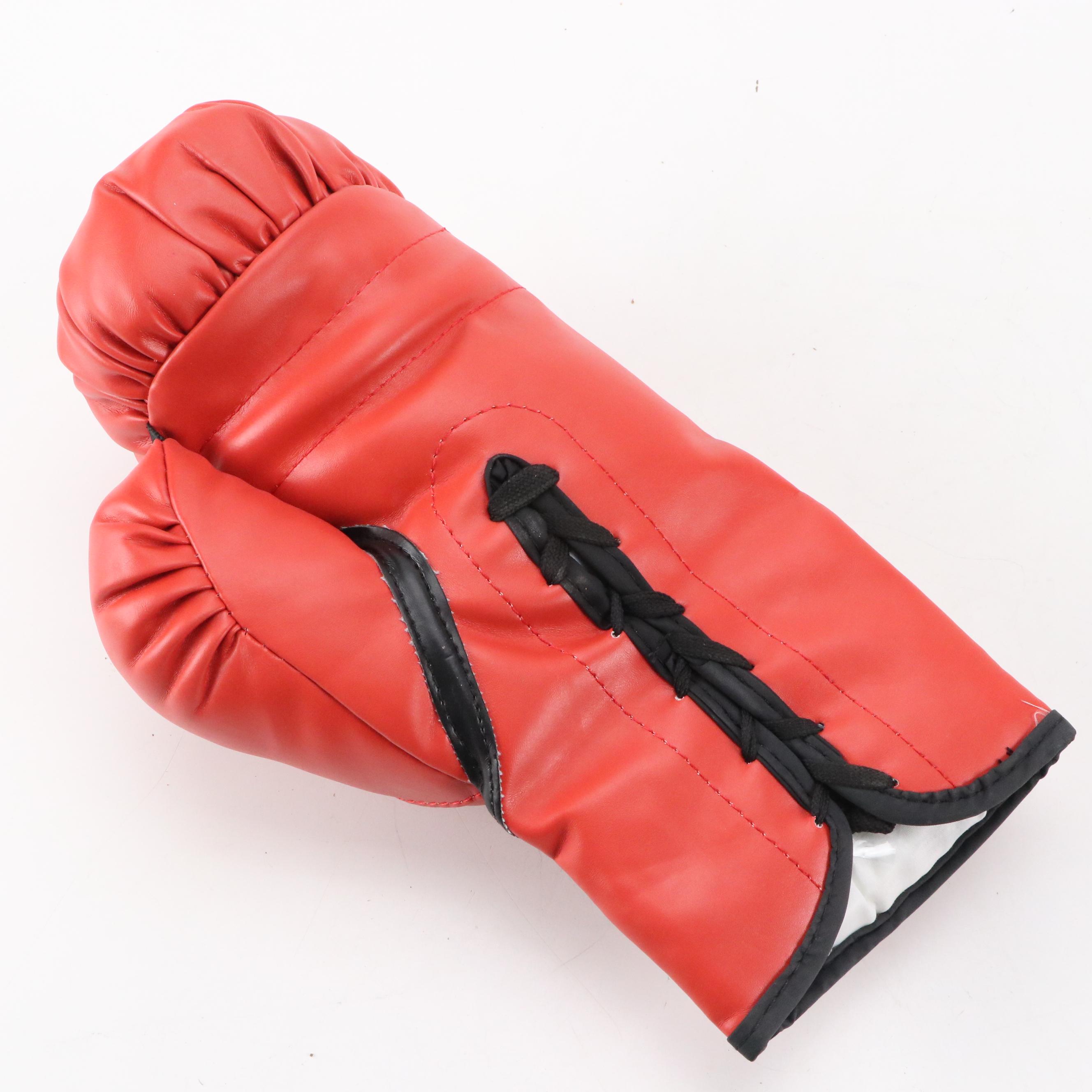 Roberto Duran, Boom Boom Mancini, and Earnie Shavers Signed Boxing Gloves