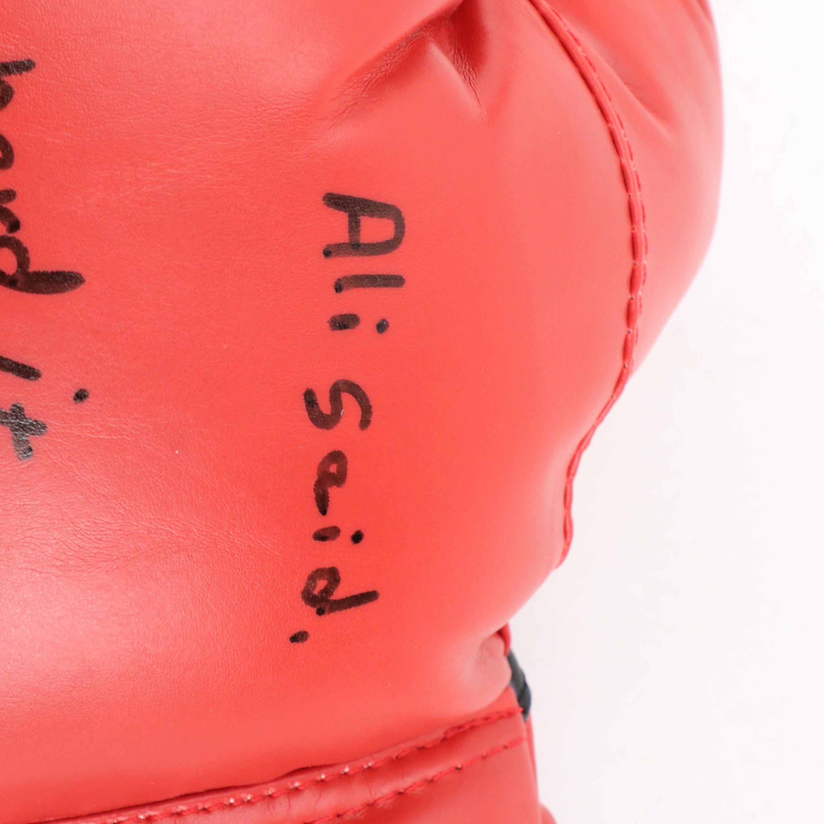 Roberto Duran, Boom Boom Mancini, and Earnie Shavers Signed Boxing Gloves