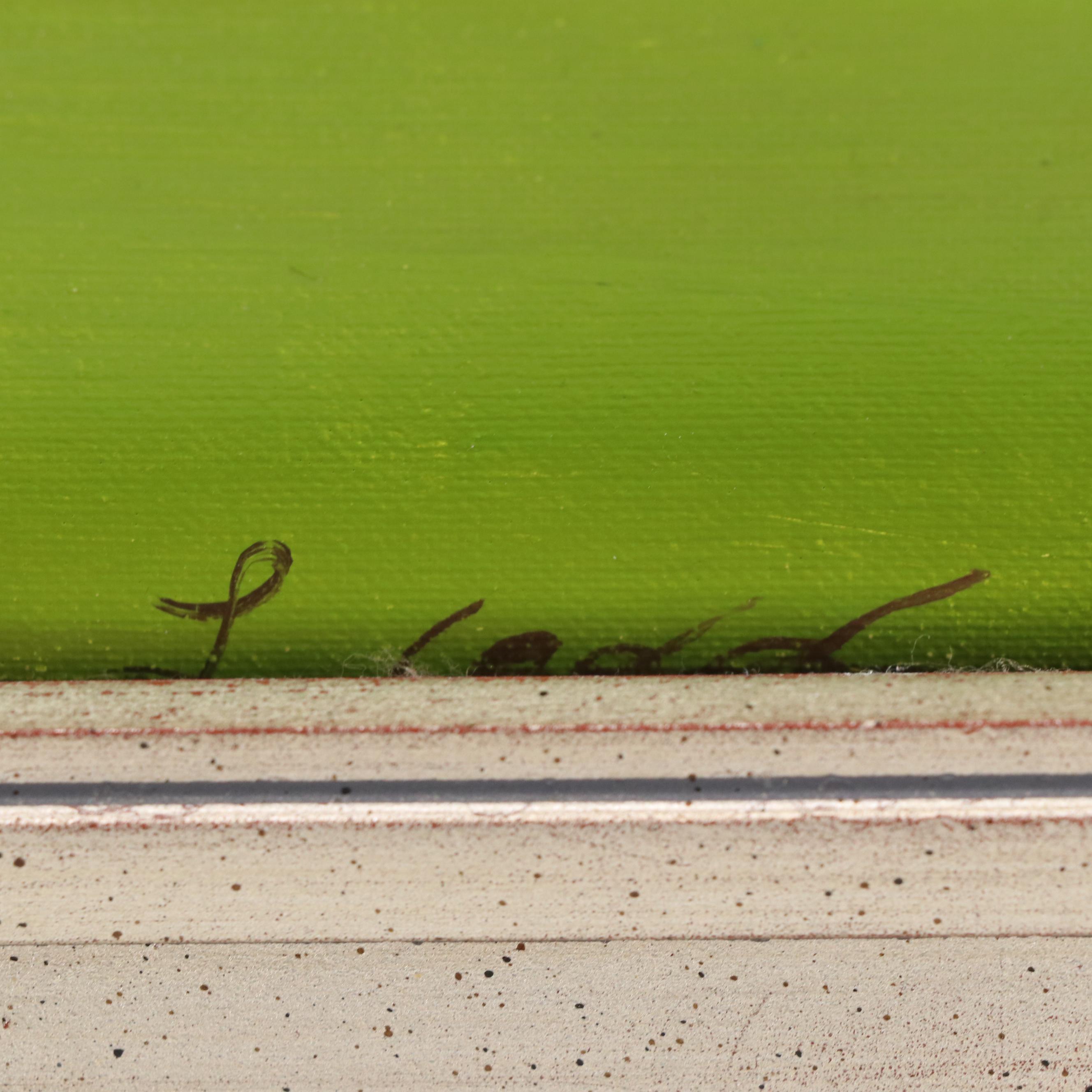 Oil Painting of Dogs Playing Pool After Arthur Sarnoff "The Hustler"