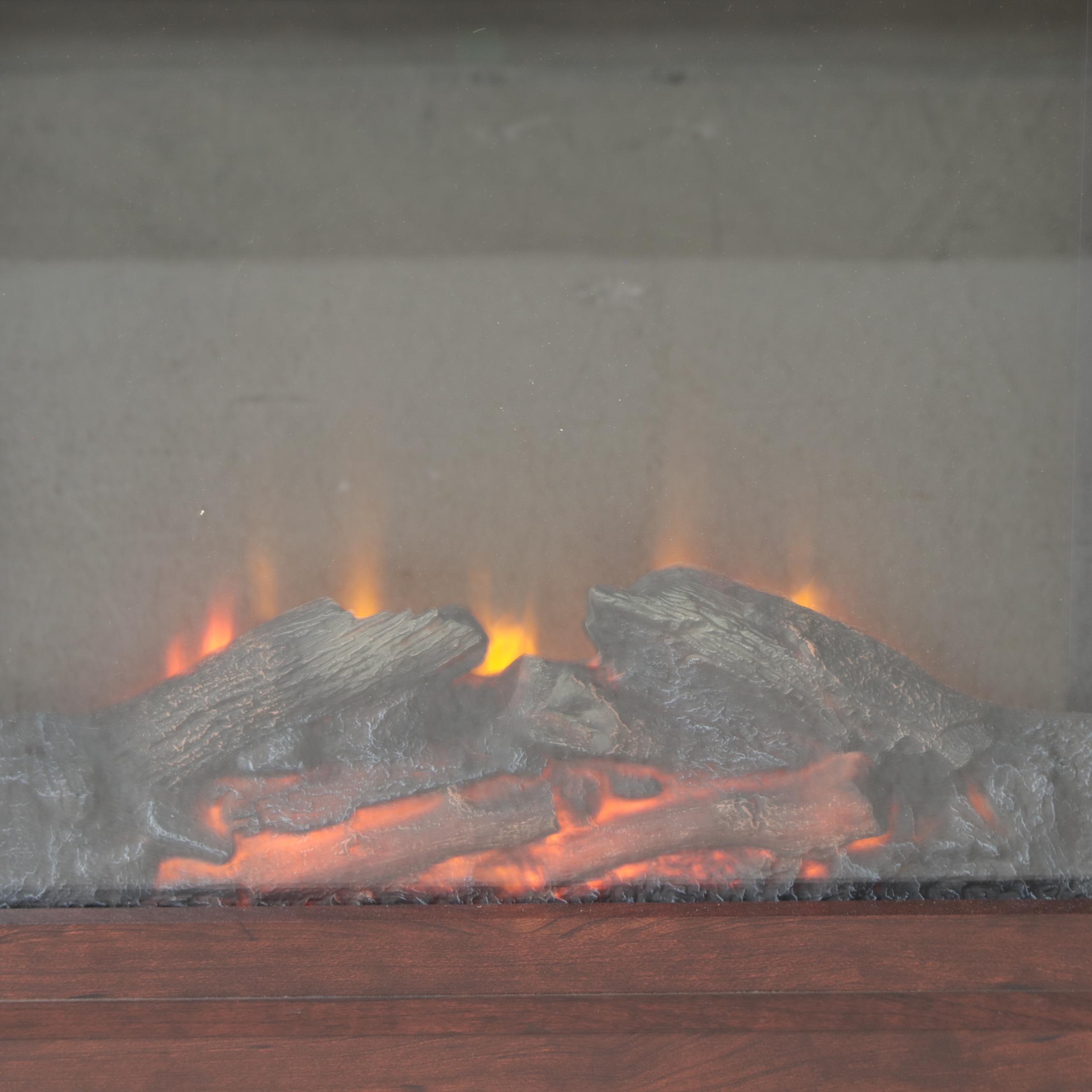 Walker Edison Furniture Co. Flat Panel TV Stand with Electric Fireplace