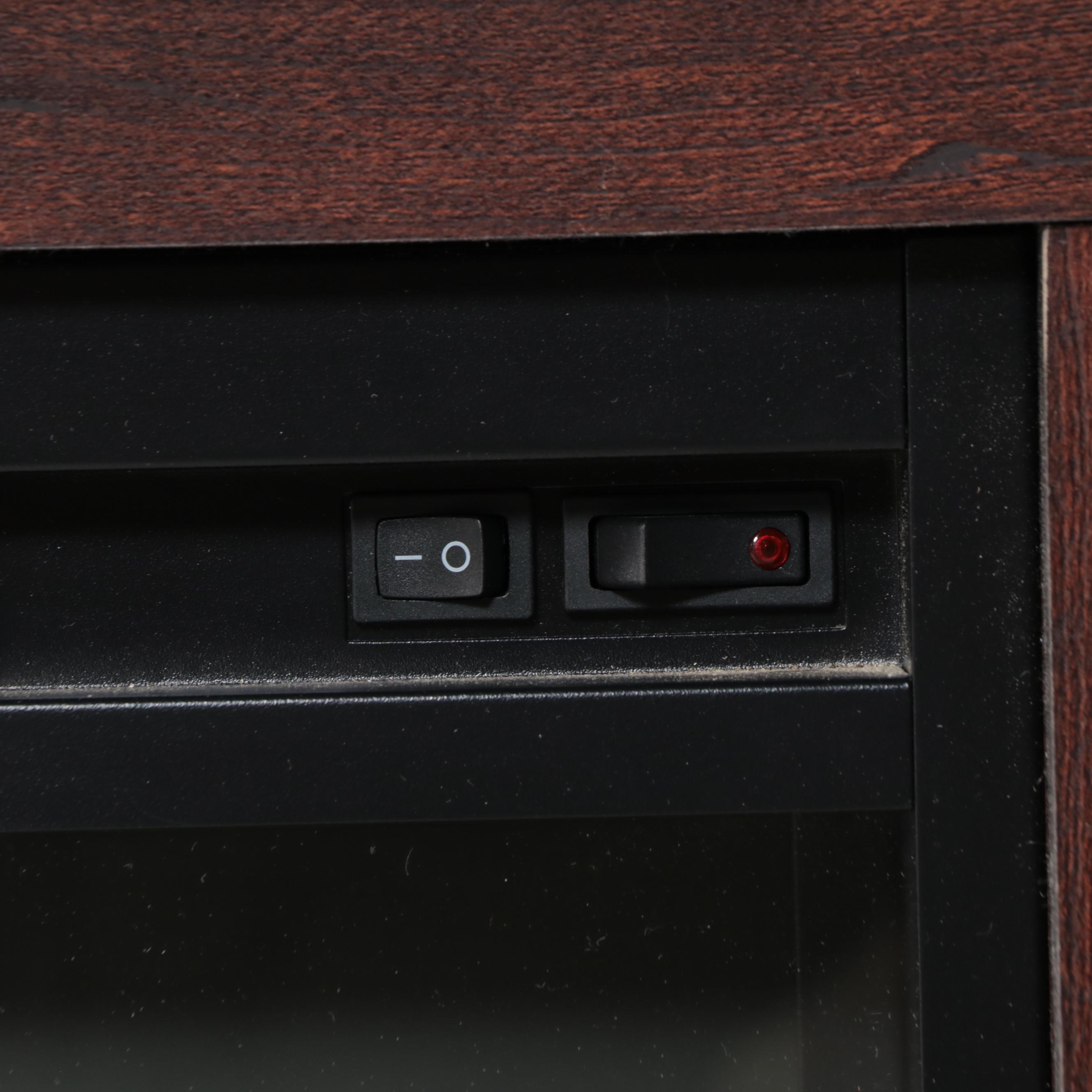 Walker Edison Furniture Co. Flat Panel TV Stand with Electric Fireplace