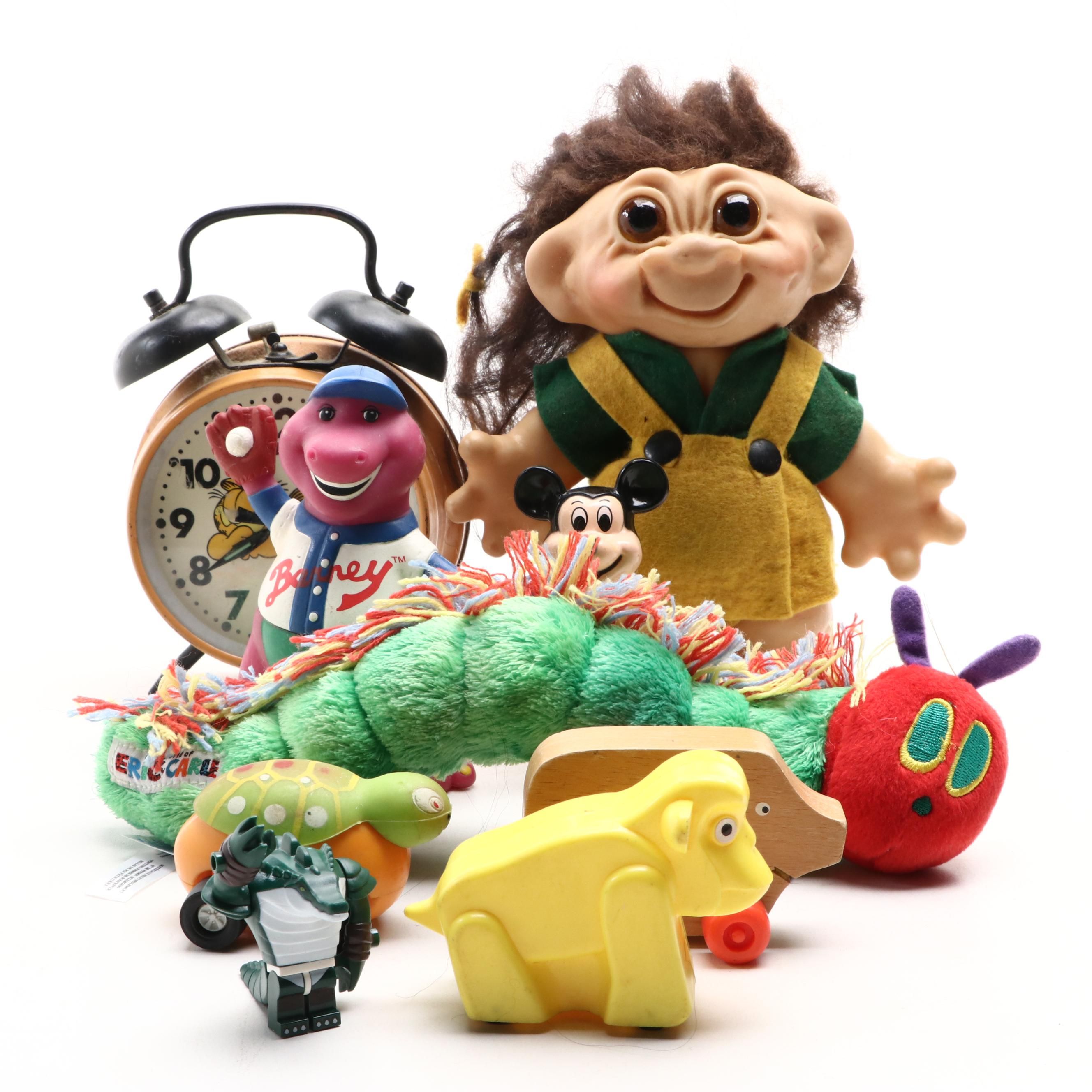 Eric Carle "The Very Hungry Caterpillar" Stuffed Toy with Alarm Clock and More