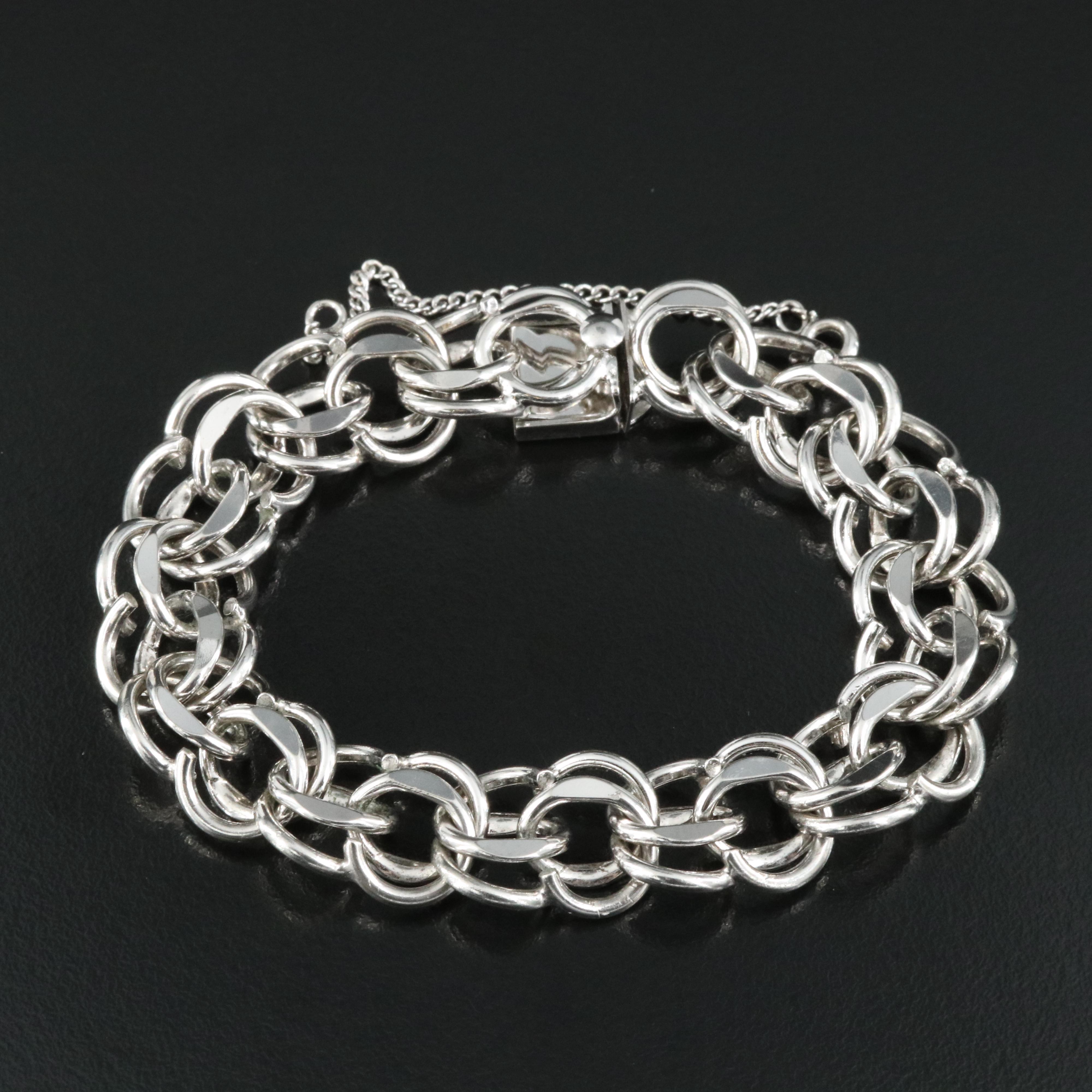 1950s Rhythm Jewelry Co. Sterling Bracelet