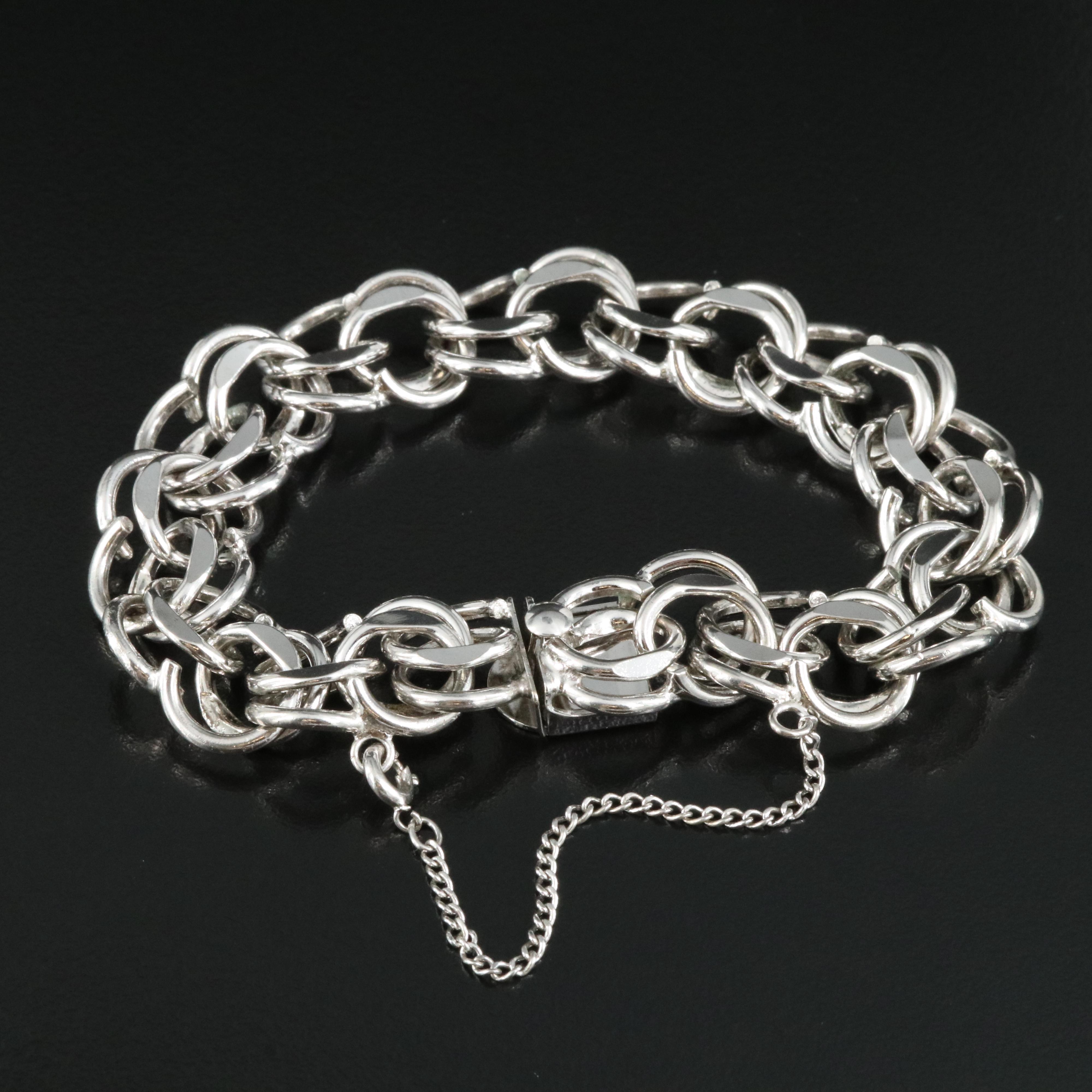 1950s Rhythm Jewelry Co. Sterling Bracelet