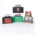 Five Code 3 Limited Edition Die Cast 1/64 Scale Fire Trucks, 21st Century