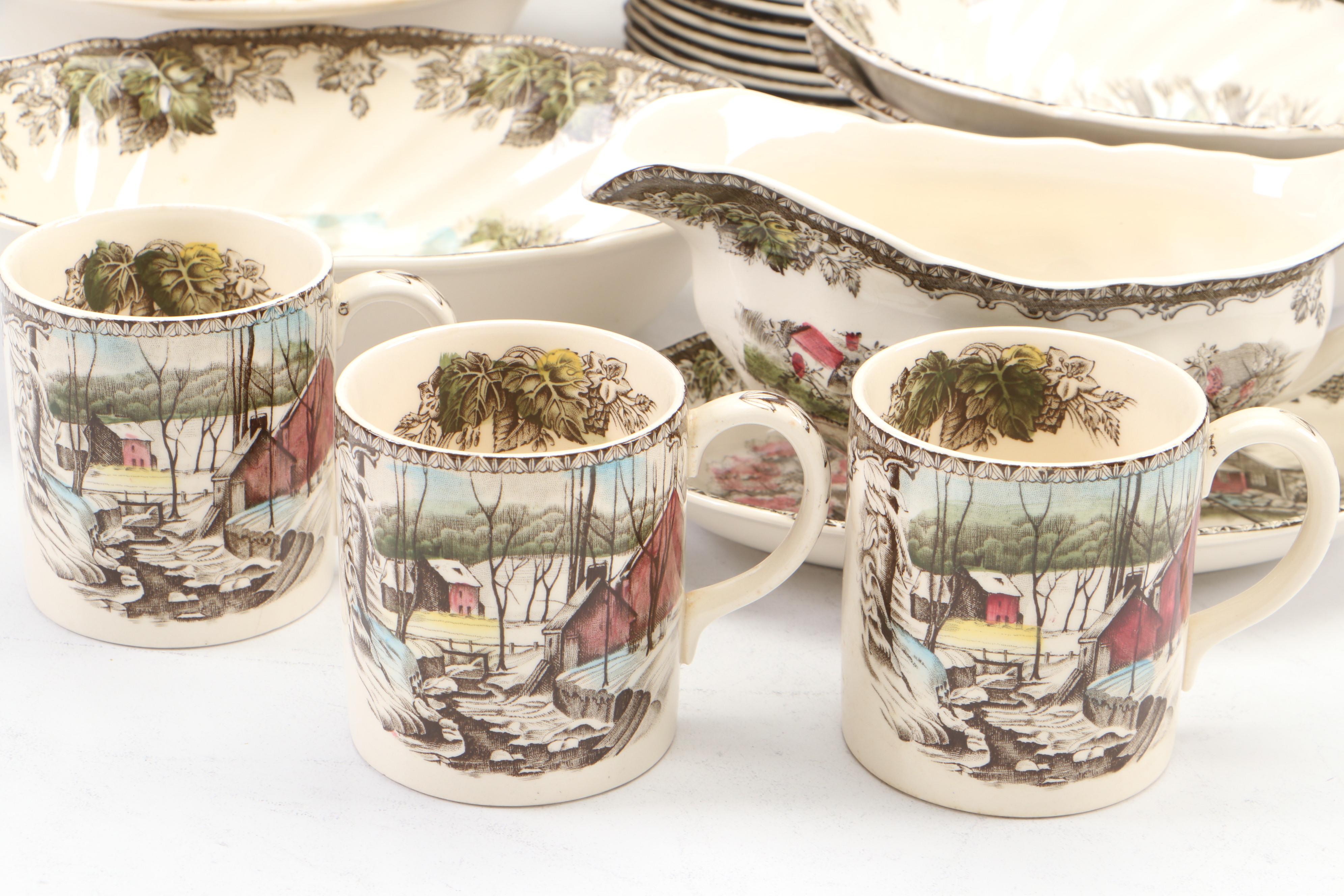 Johnson Bros. "The Friendly Village" Dinnerware and Serving Pieces