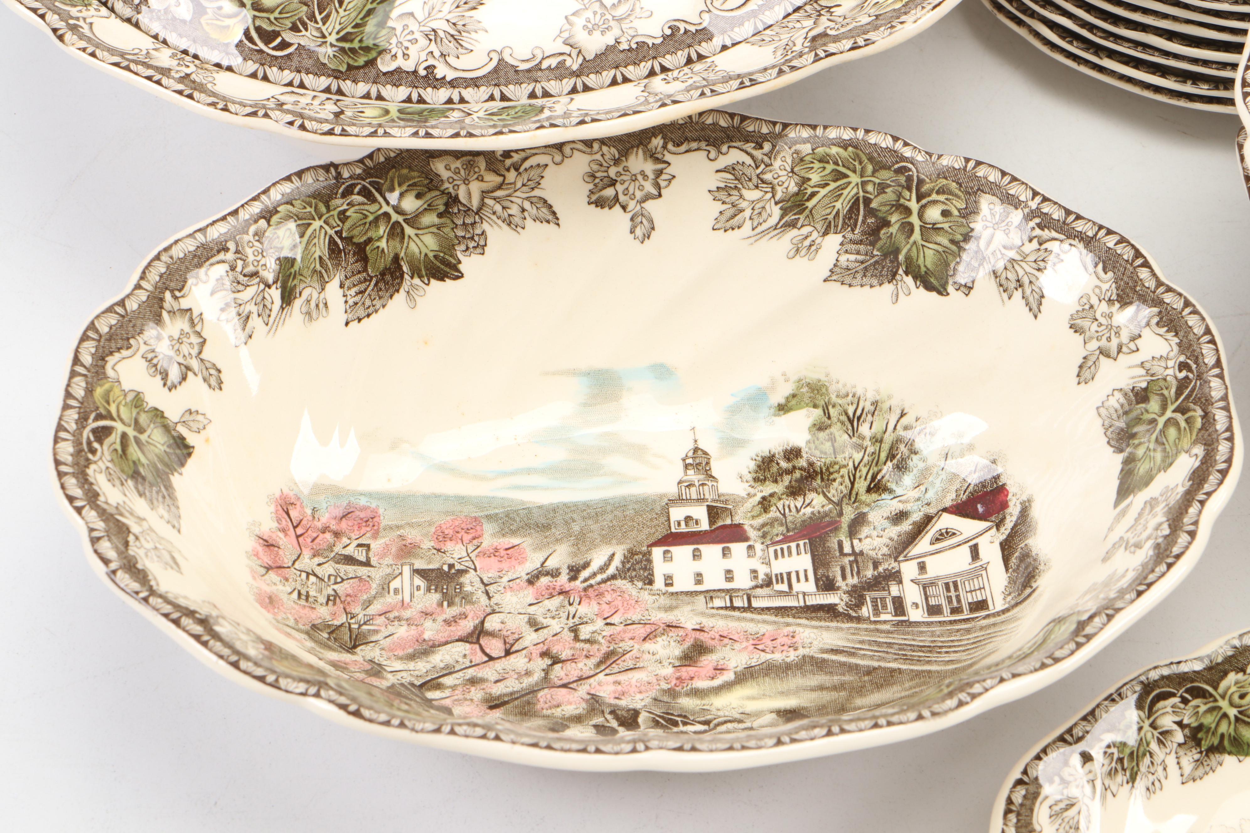 Johnson Bros. "The Friendly Village" Dinnerware and Serving Pieces