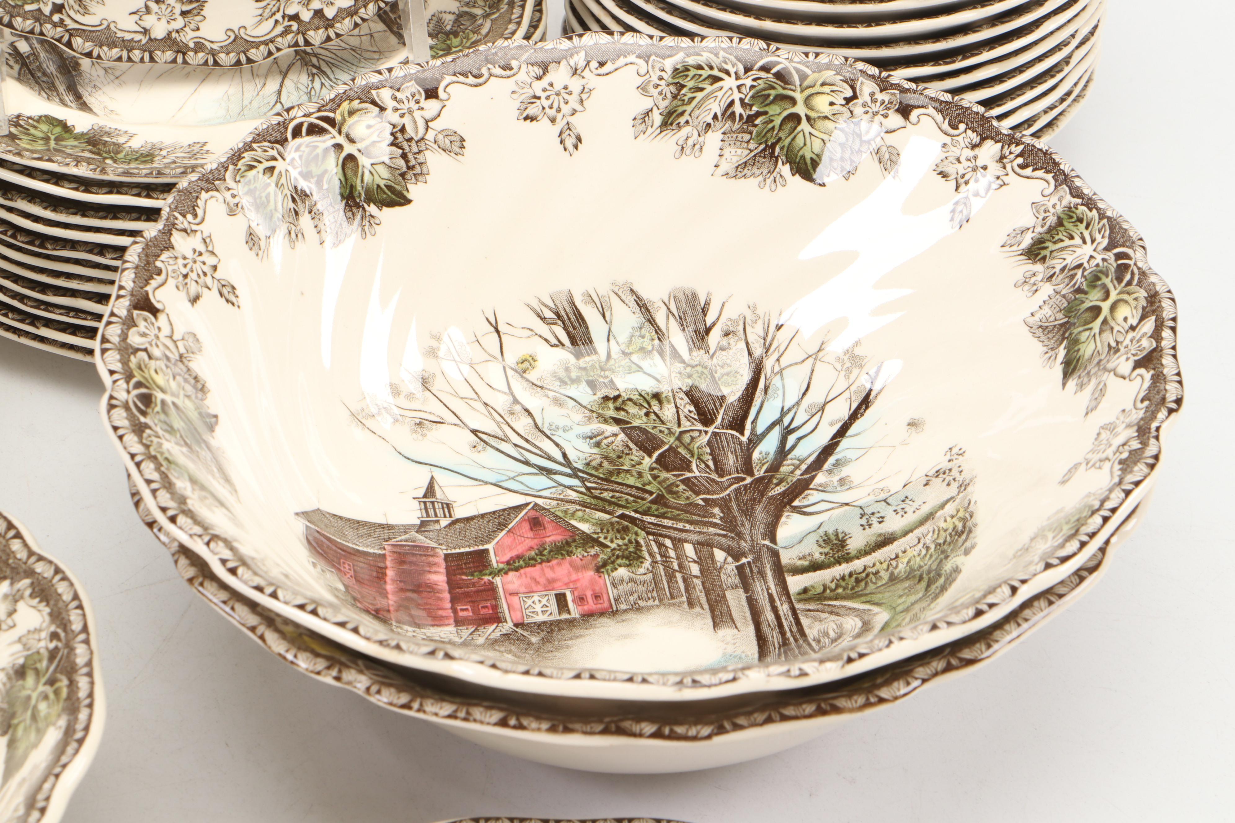 Johnson Bros. "The Friendly Village" Dinnerware and Serving Pieces
