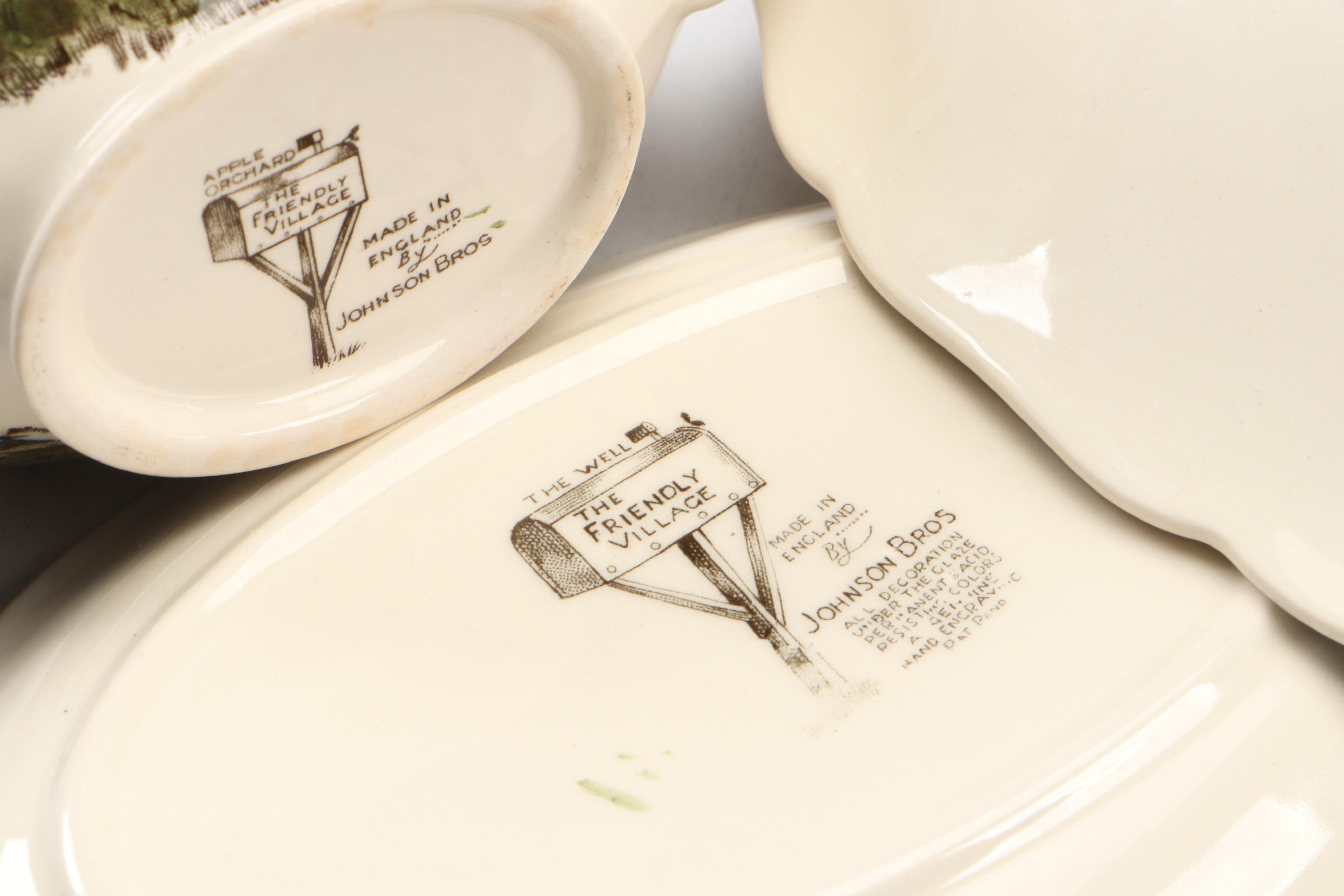 Johnson Bros. "The Friendly Village" Dinnerware and Serving Pieces