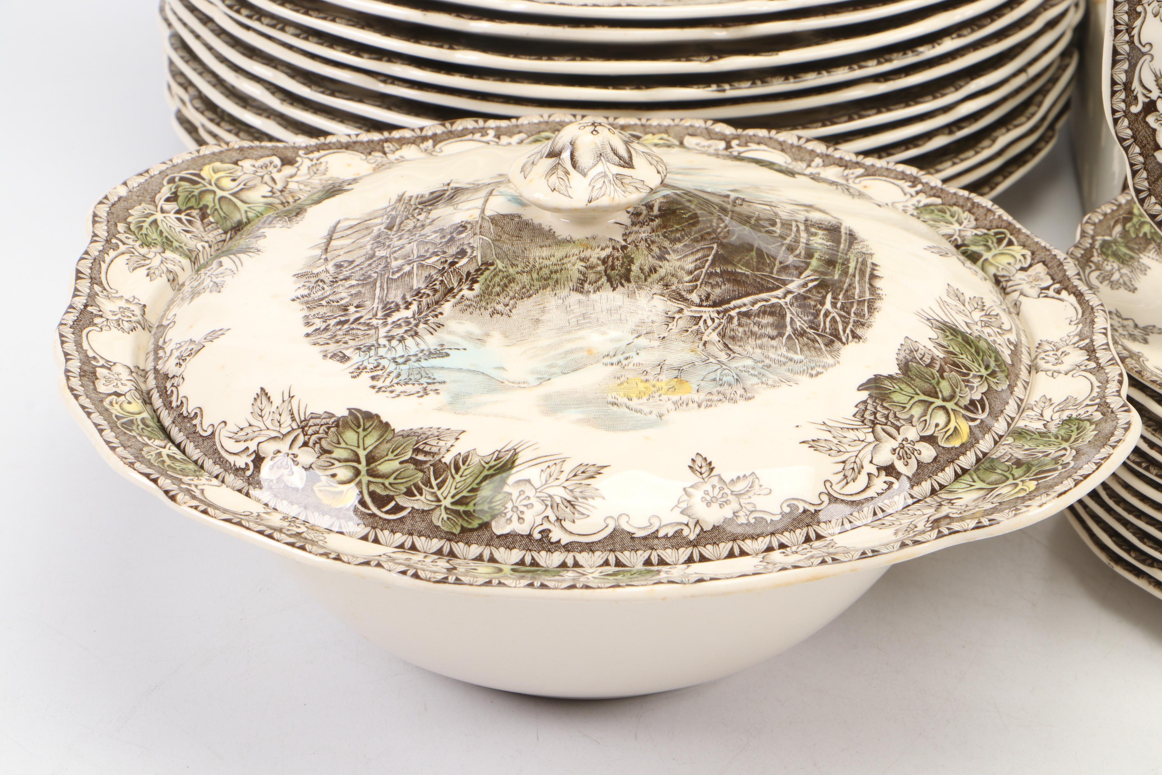 Johnson Bros. "The Friendly Village" Dinnerware and Serving Pieces