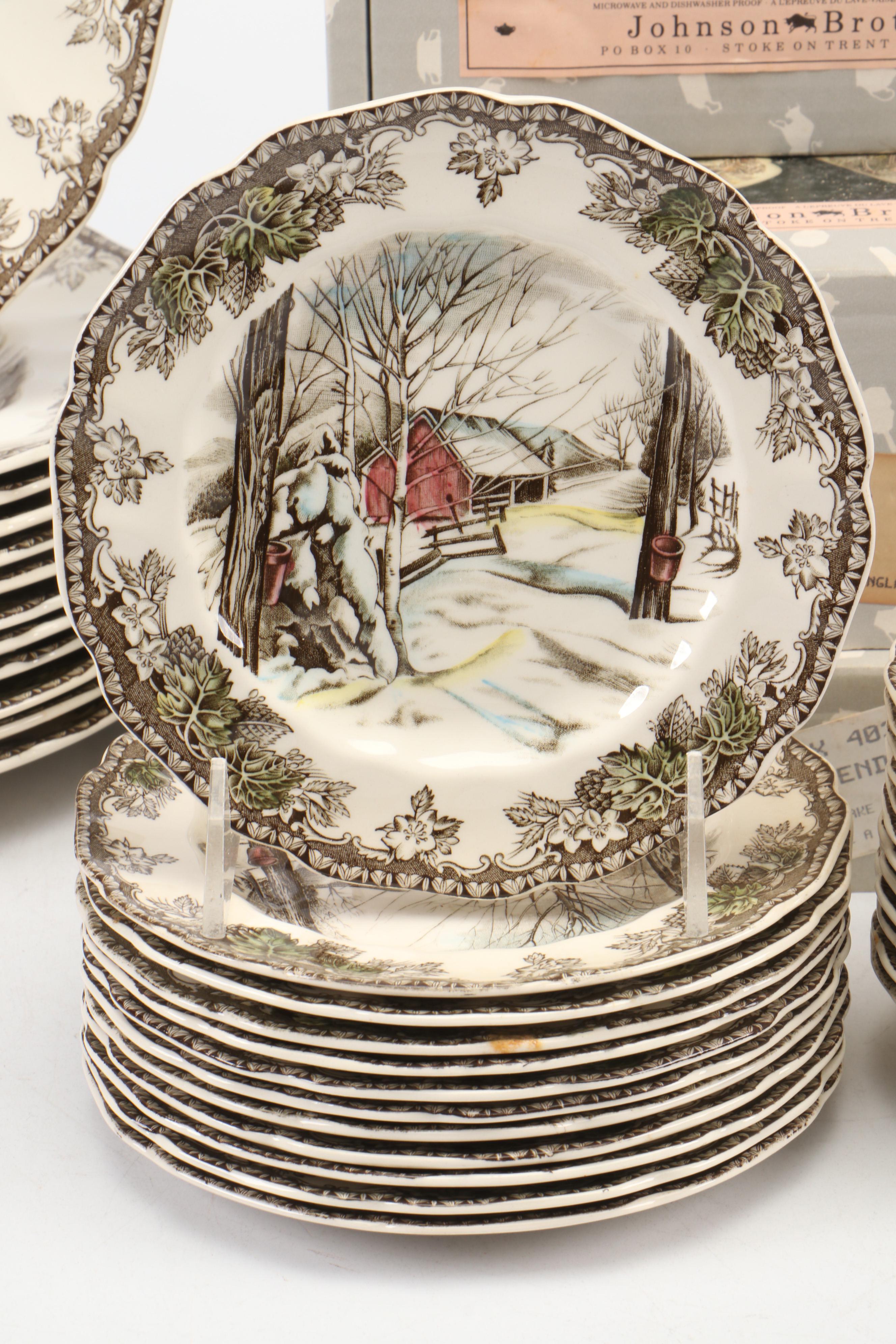 Johnson Bros. "The Friendly Village" Dinnerware and Serving Pieces