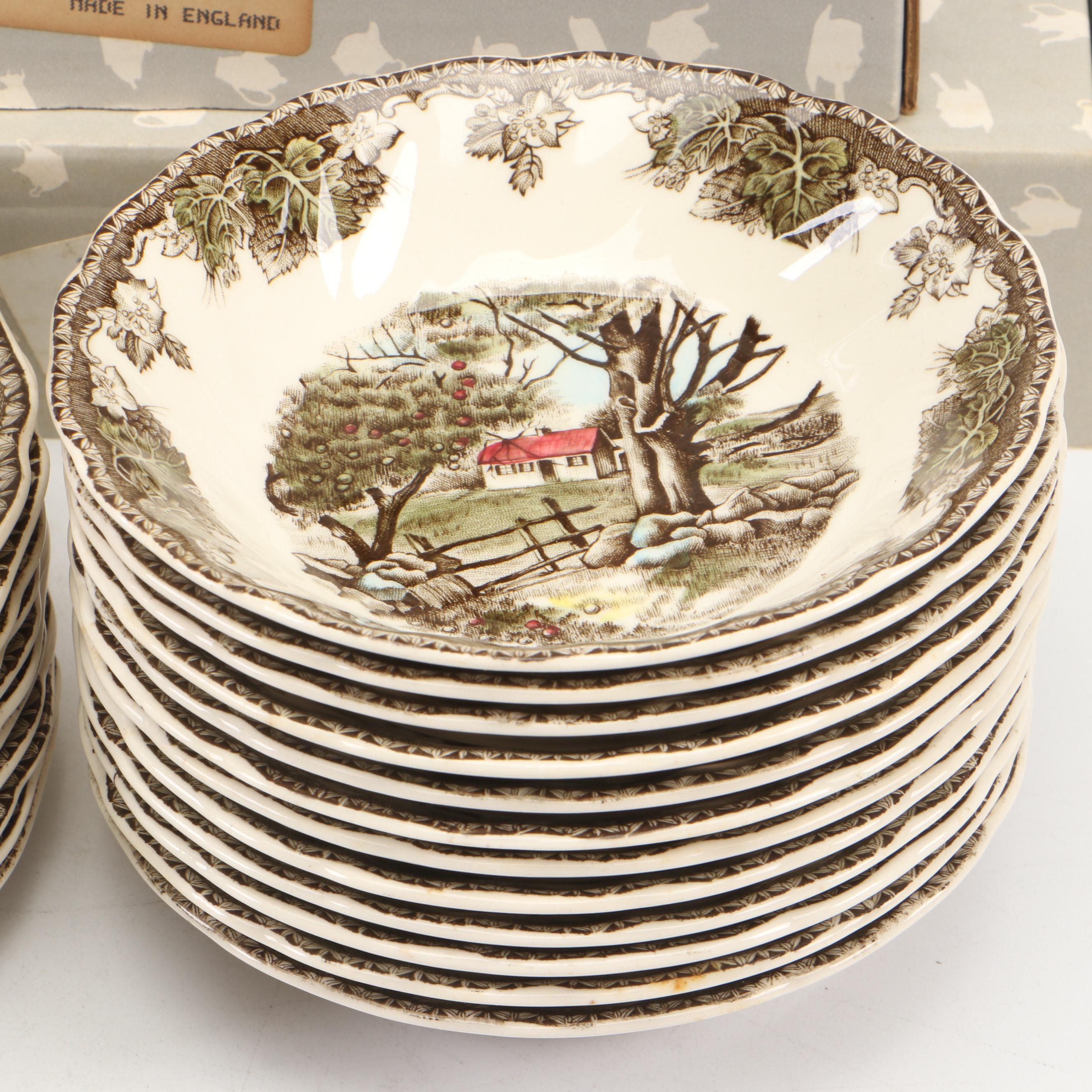 Johnson Bros. "The Friendly Village" Dinnerware and Serving Pieces